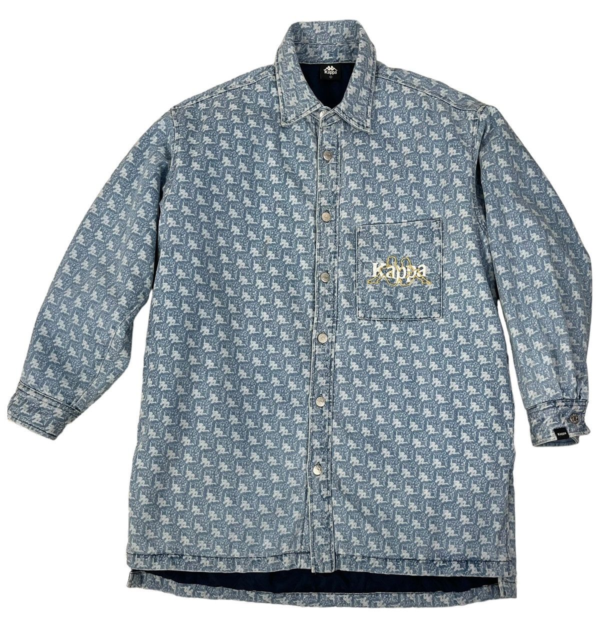 Japanese Brand × Kappa Kappa Long Jeans Jacket Size US L / EU 52-54 / 3 - 2 Thumbnail