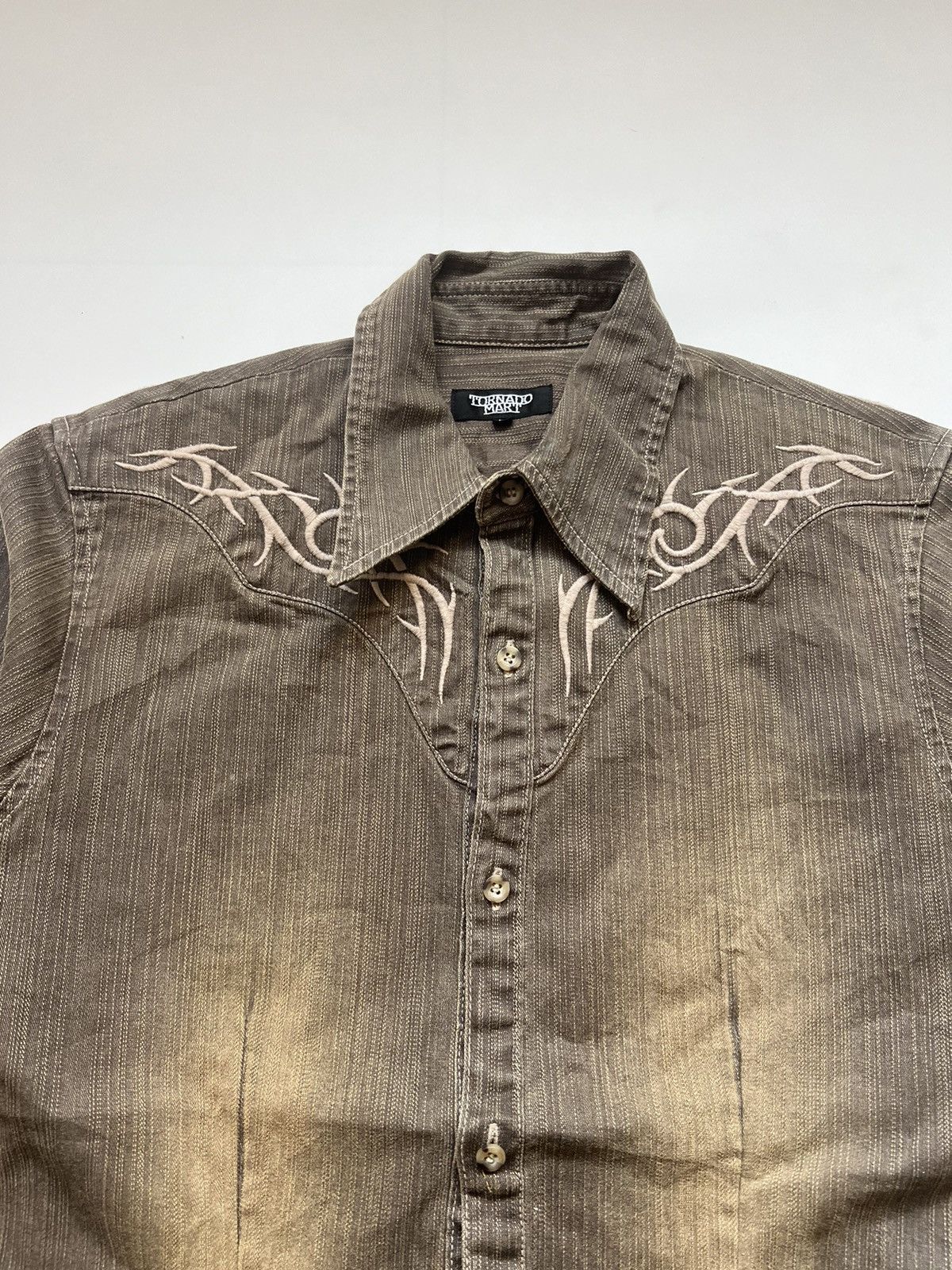 Tornado Mart SS2005 Tornado Mart Japan Tribal Western Denim Size US L / EU 52-54 / 3 - 4 Thumbnail