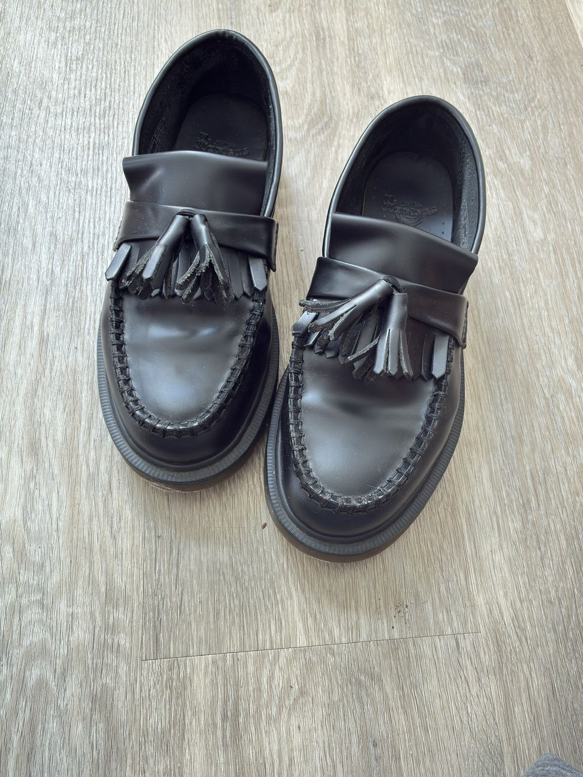 Dr. Martens Dr.martens Black tassel slip on loafers Size US 8 / EU 41 - 1 Thumbnail