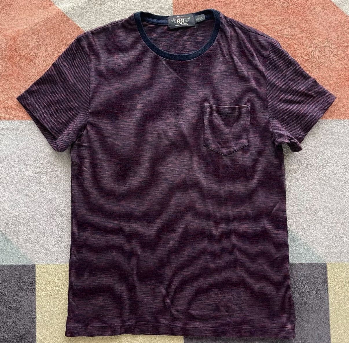 RRL Ralph Lauren RRL Ralph Lauren Double RL Striped Short Sleeve T-shirt K22 Size US S / EU 44-46 / 1 - 2 Thumbnail