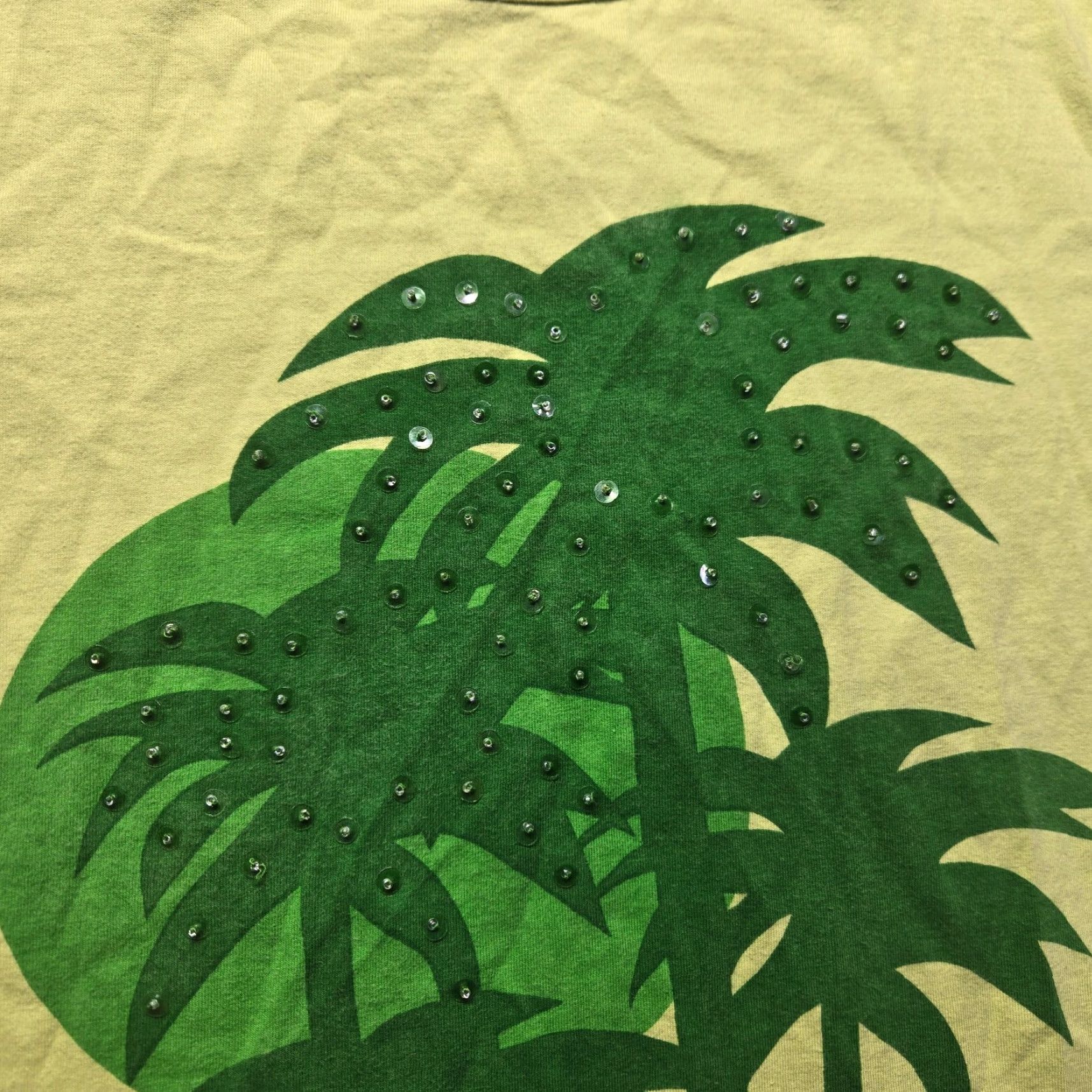 Vintage KIM ROGERS Palm Tree Green Short Sleeve Tee T-Shirt Adult Women's Size M Shirt Size M / US 6-8 / IT 42-44 - 2 Thumbnail