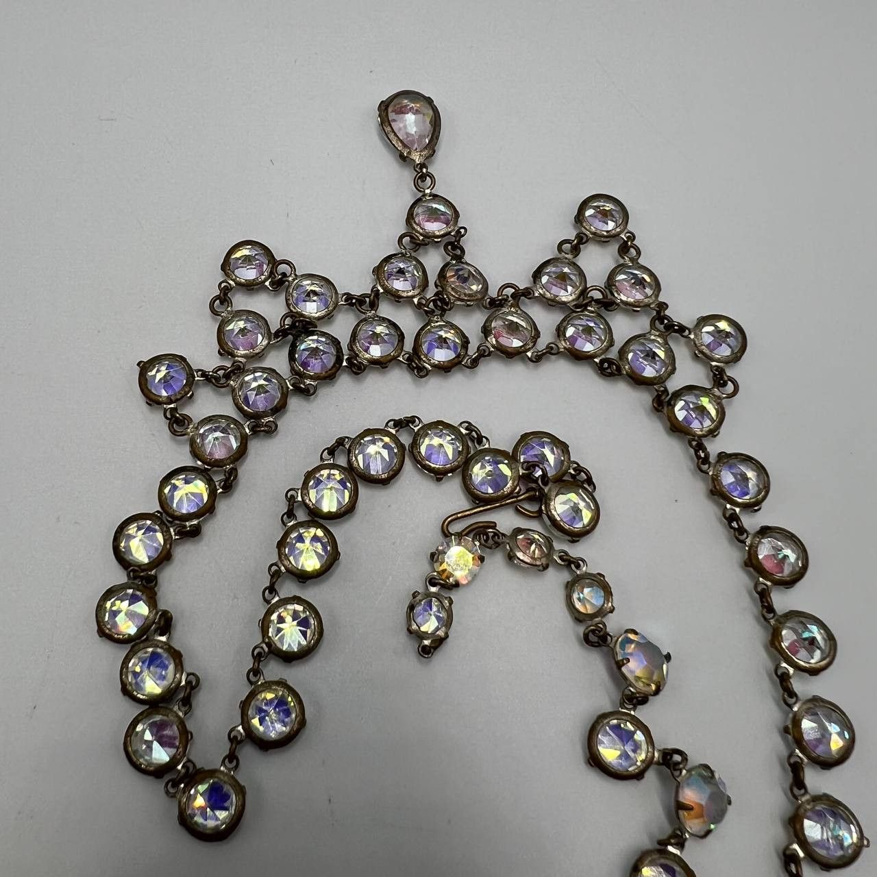 Vintage 1960 Vintage JABLONEX Czech Glass Bead Necklace Soviet Era Size ONE SIZE - 4 Thumbnail
