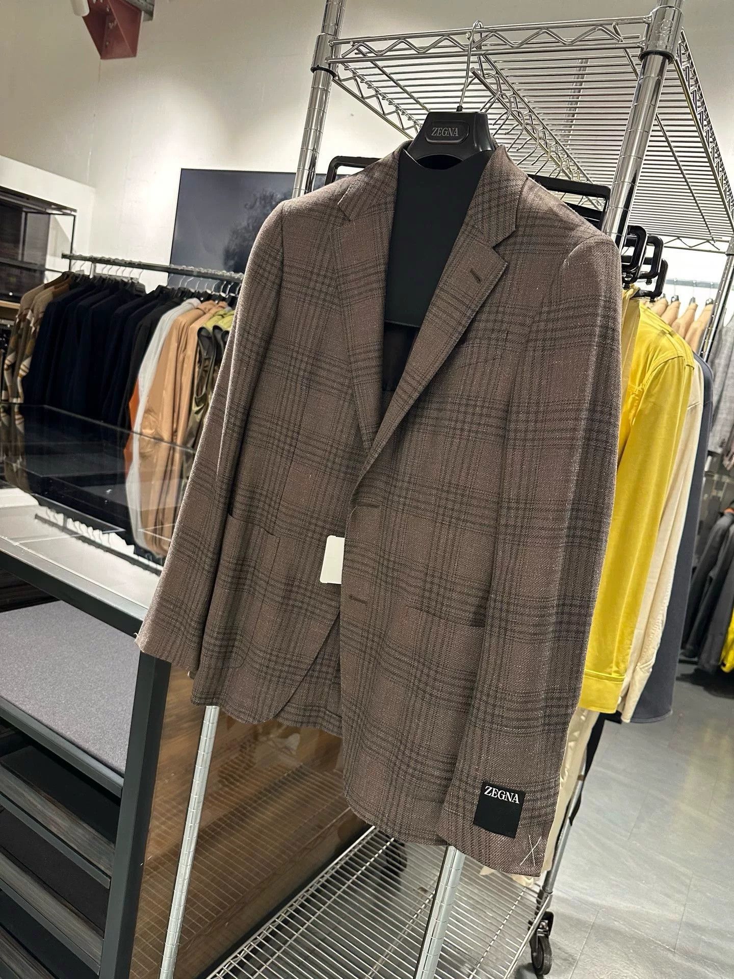 Ermenegildo Zegna Zegna Brown Men's Blazer 55968 Size US M / EU 48-50 / 2 - 3 Thumbnail