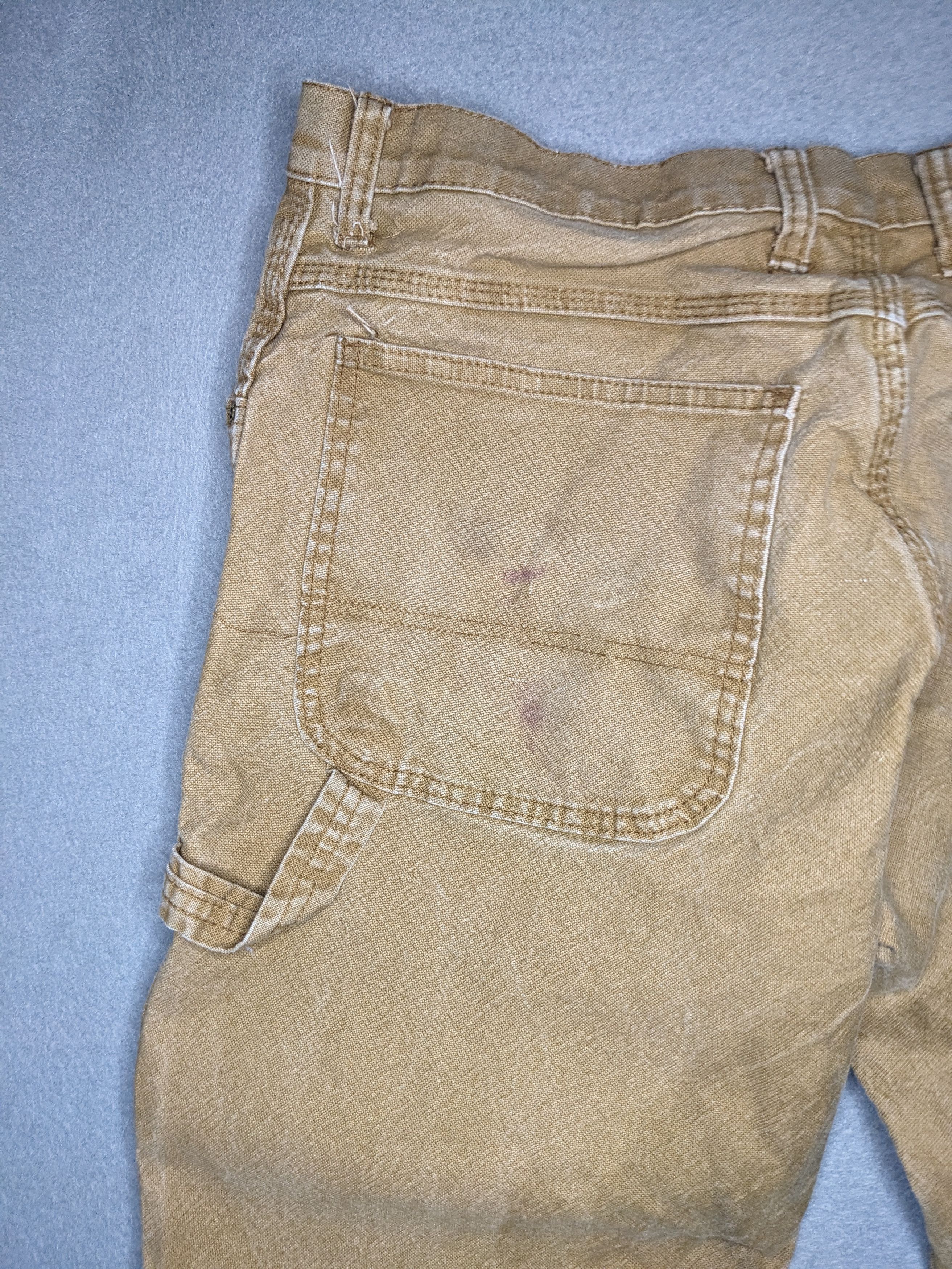 Dickies Dickies Carpenter Pants 32x29 Canvas Beige Distressed Faded Size US 32 / EU 48 - 7 Thumbnail