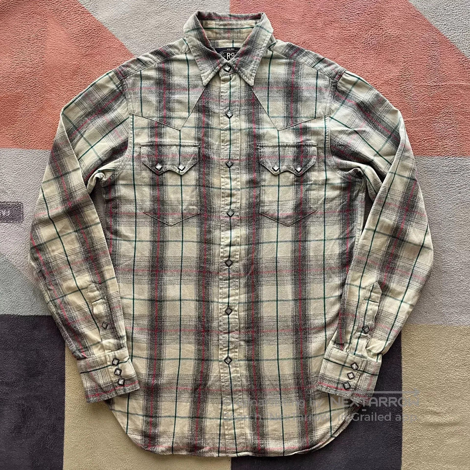 RRL Ralph Lauren RRL Plaid Western Shirt. Size US XS / EU 42 / 0 - 1 Thumbnail