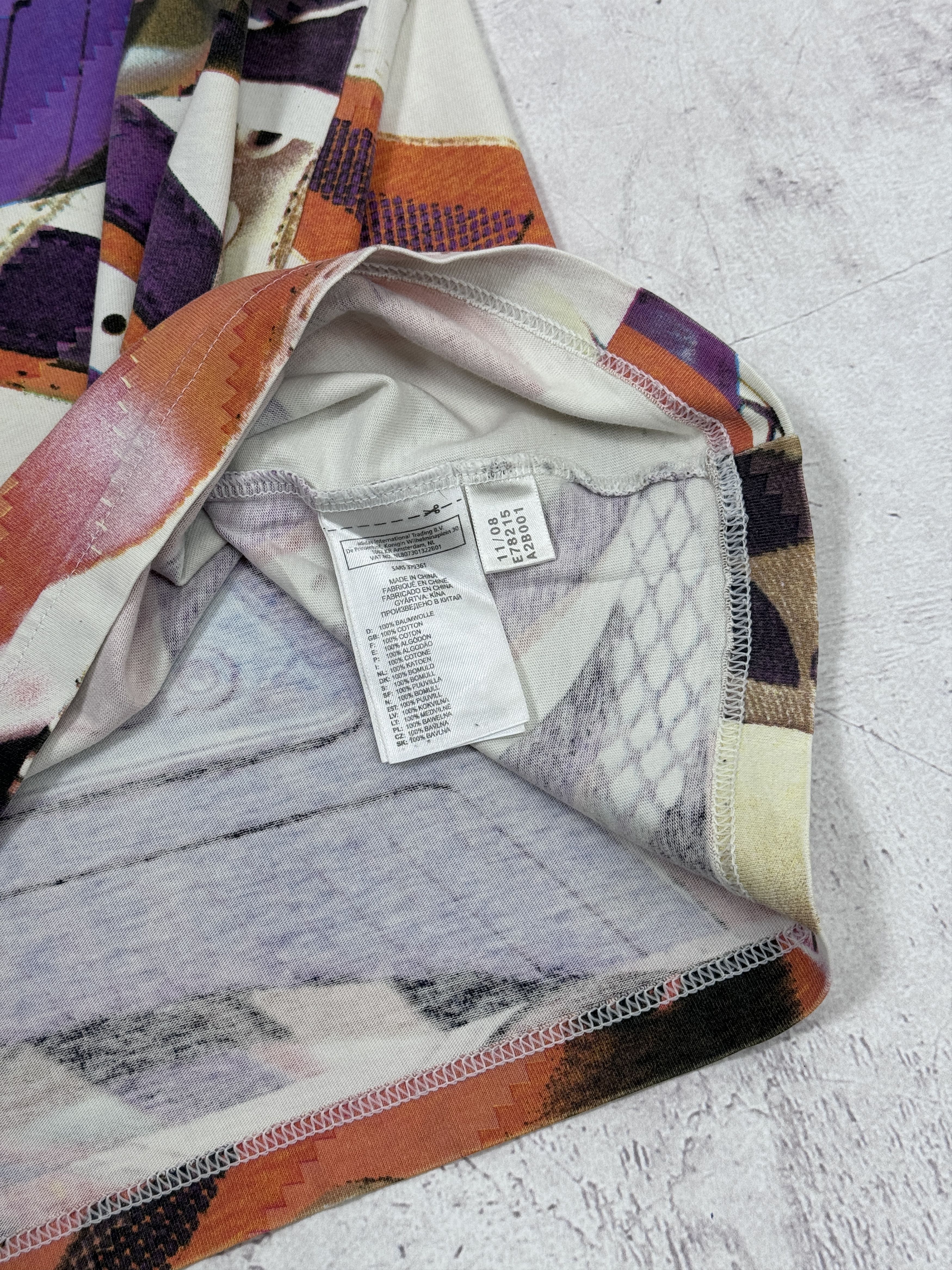 Adidas × Vintage Y2K Adidas T-Shirt Sneakers Abstract Shoes Pattern Size US M / EU 48-50 / 2 - 10 Thumbnail
