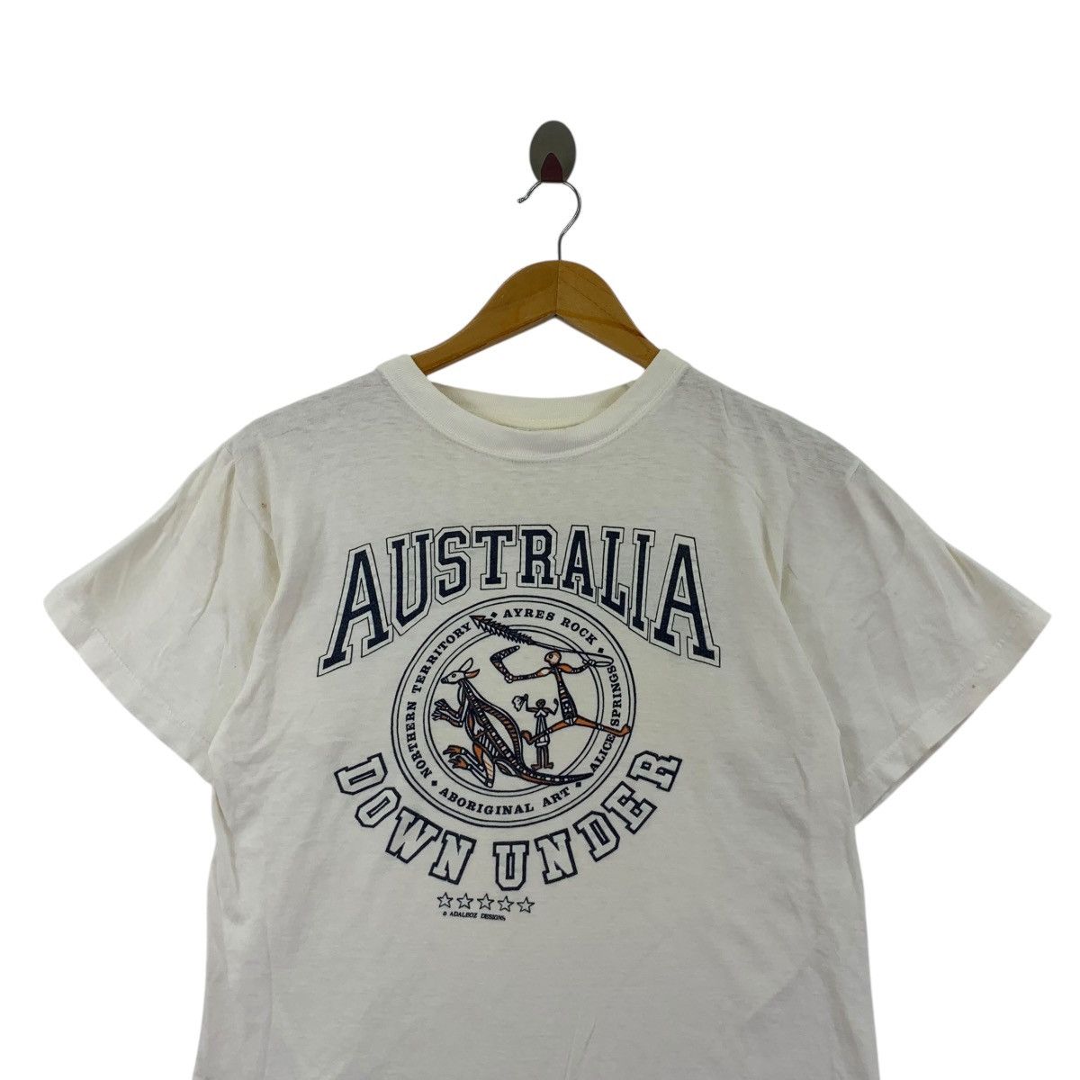 Vintage Vintage 90’ ADALBOZ DESIGNS AUSTRALIA Down Under Tee Shirt Size S / US 4 / IT 40 - 2 Thumbnail