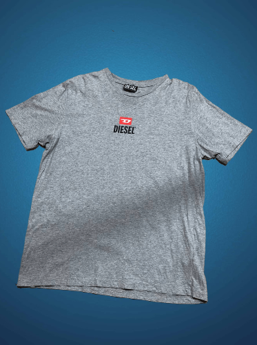 Diesel Gray T-shirt Mini Logo Diesel Vintage Streetwear Size US L / EU 52-54 / 3 - 1 Thumbnail
