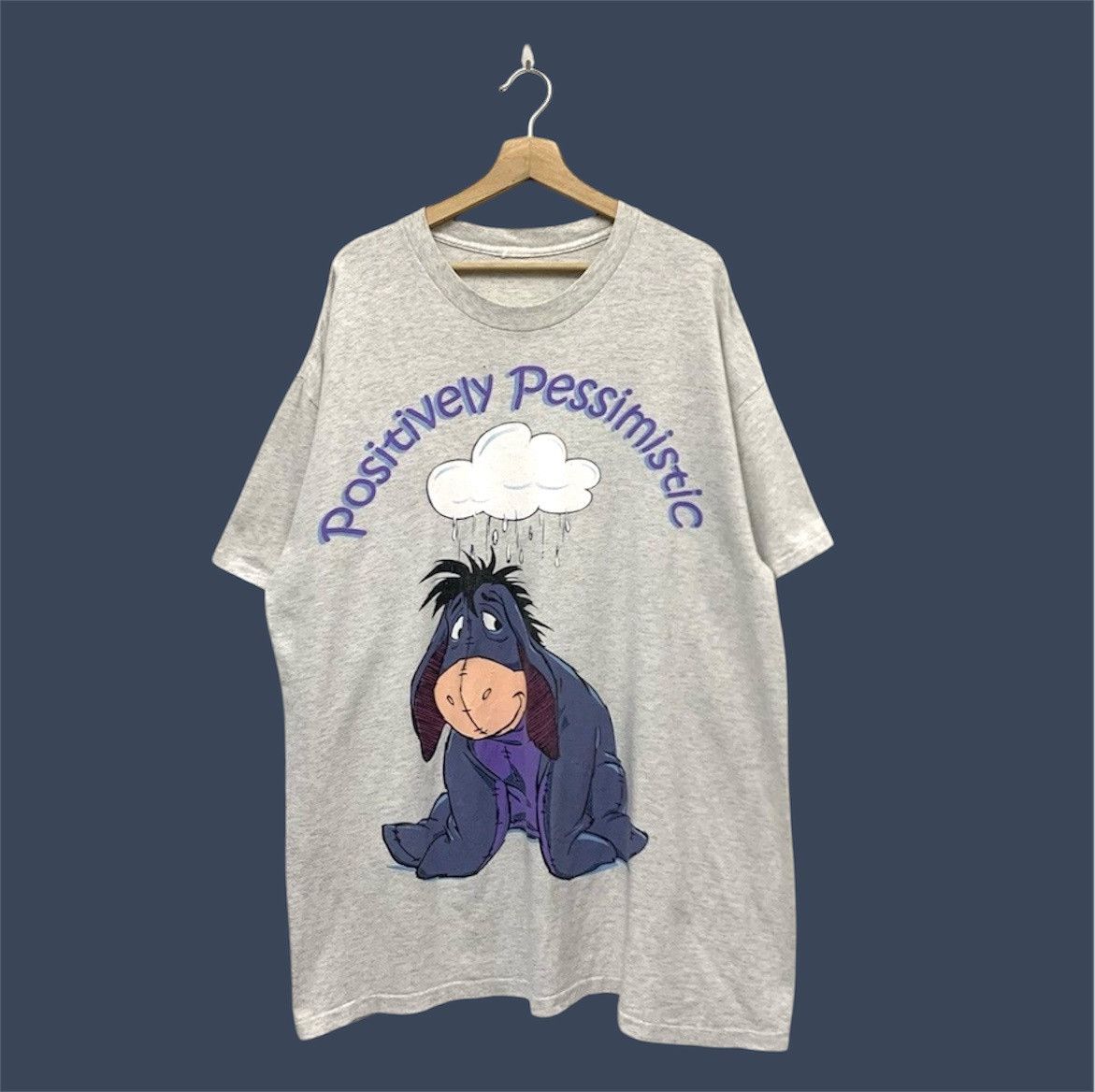 Disney Oversized 90s Eeyore Positively Pessimistic Disney Tshirt Size US XXL / EU 58 / 5 - 1 Thumbnail