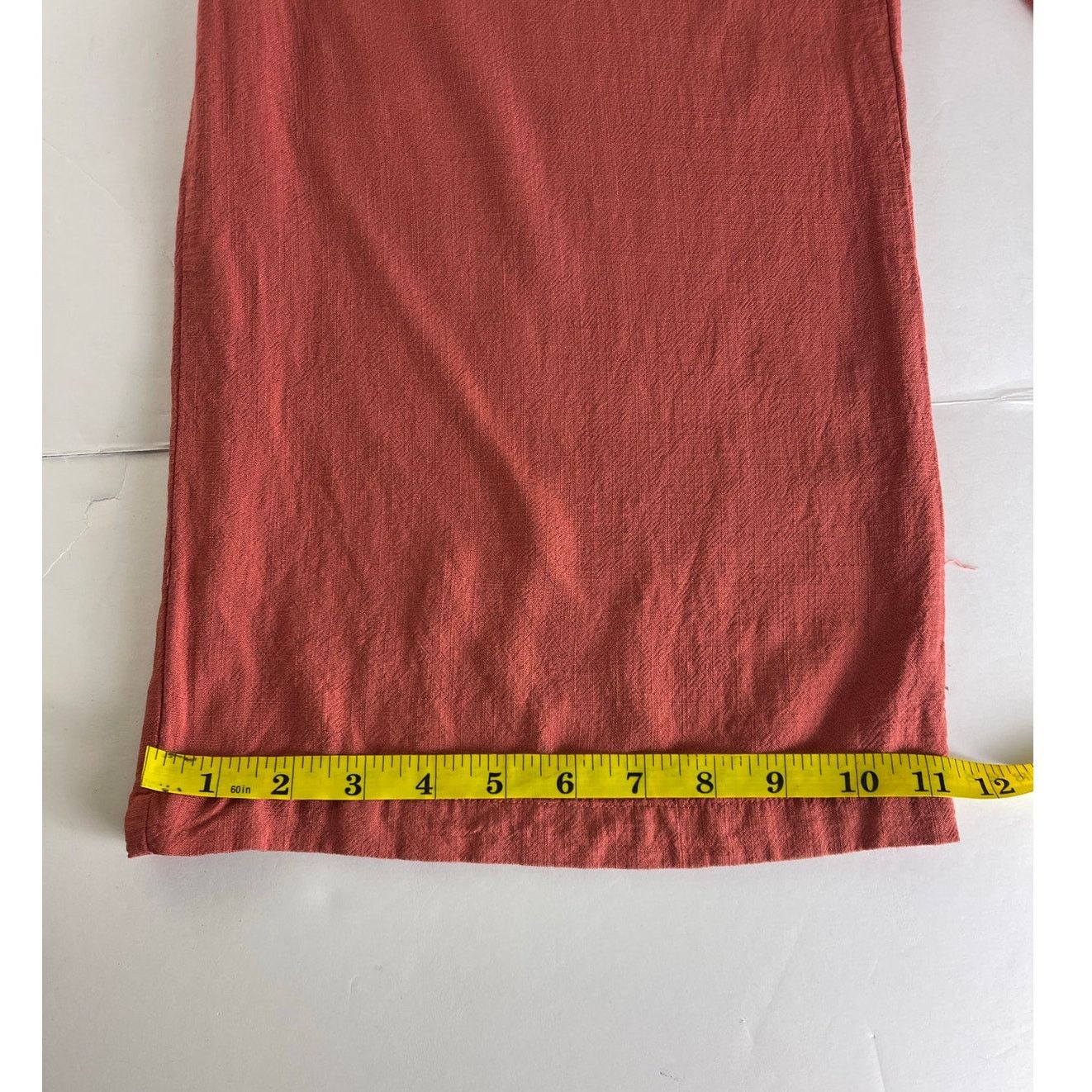 Other Becool Brown Wide Leg Jumpsuit - V-Neck Tie Waist - Size L Size 22" - 5 Thumbnail
