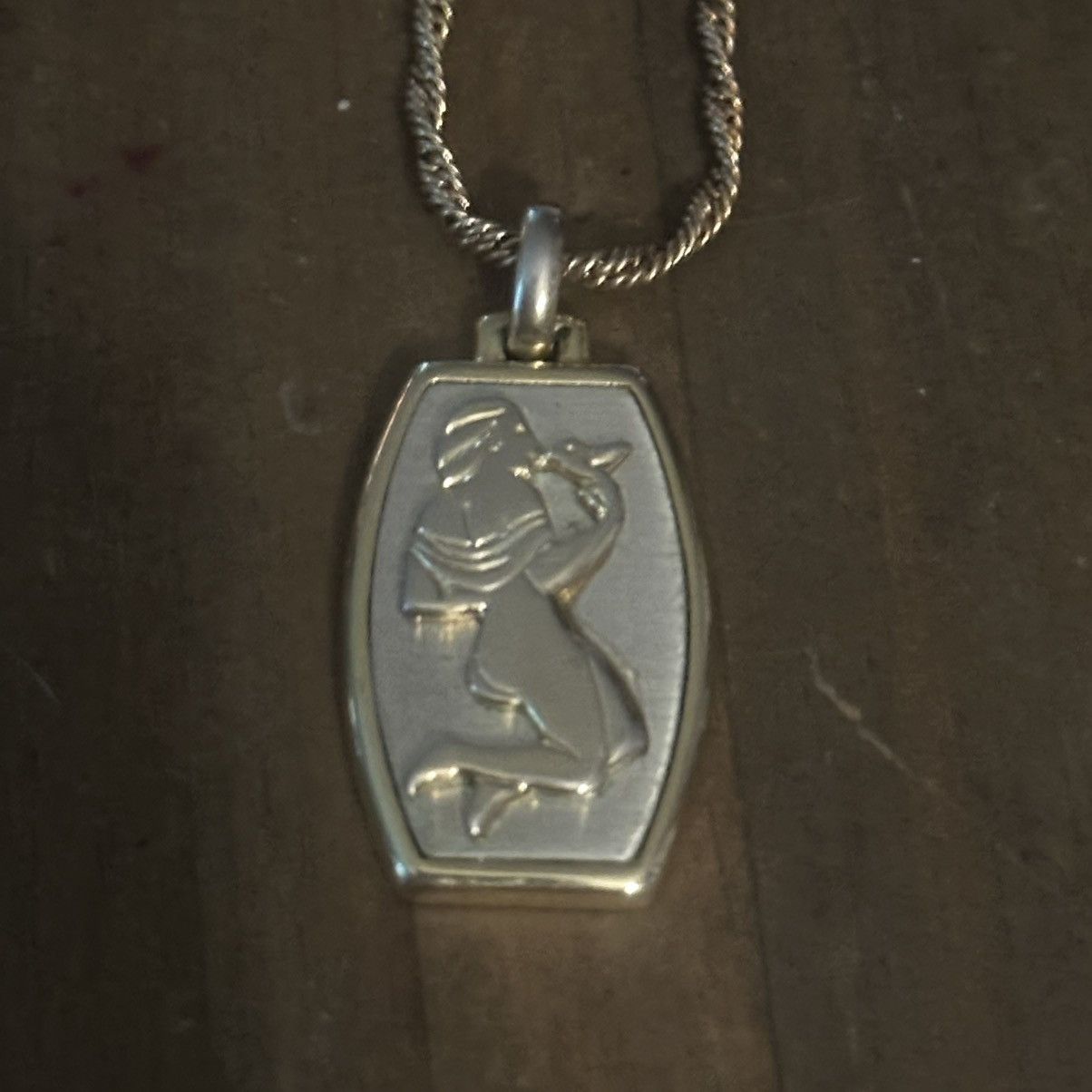 Vintage Vintage gold tone Virgo pendant necklace Size ONE SIZE - 3 Thumbnail
