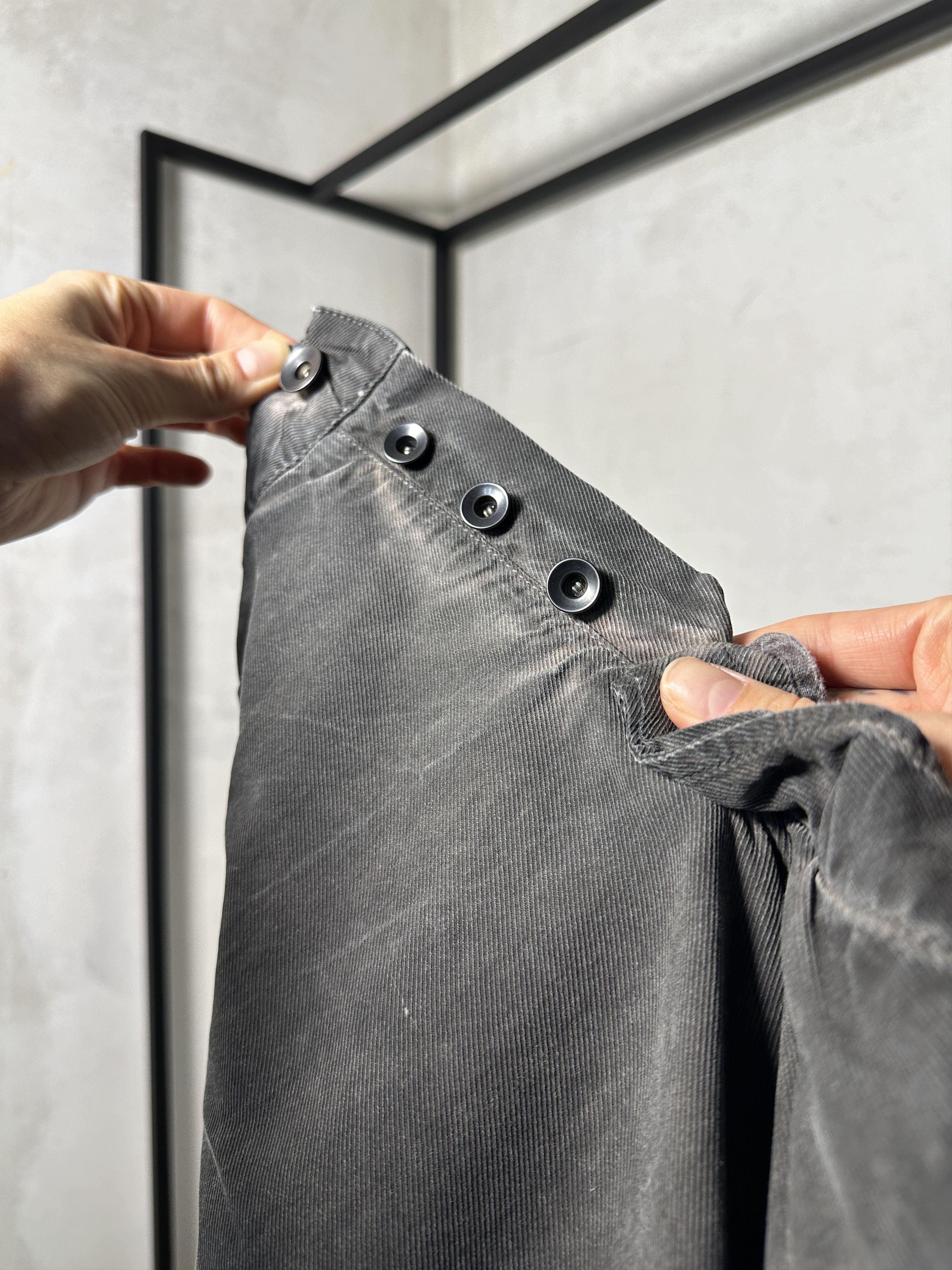 Rick Owens Rick Owens DRKSHDW FW11 Mud Waxed Detrit Cut Jeans Size US 28 / EU 44 - 11 Thumbnail