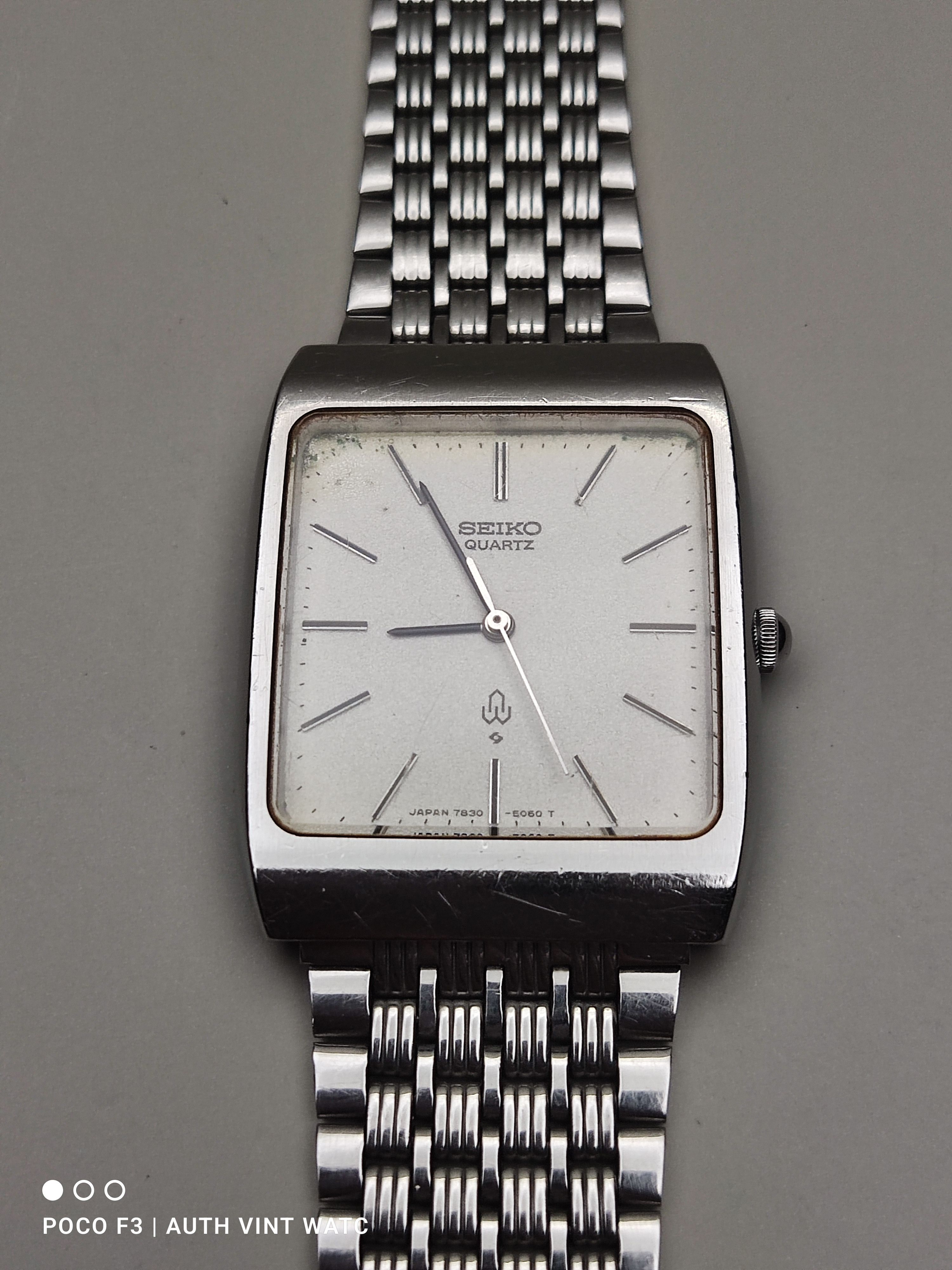 Seiko Authentic Vintage Seiko Quartz Tank 7830 Men Watch Size ONE SIZE - 12 Thumbnail