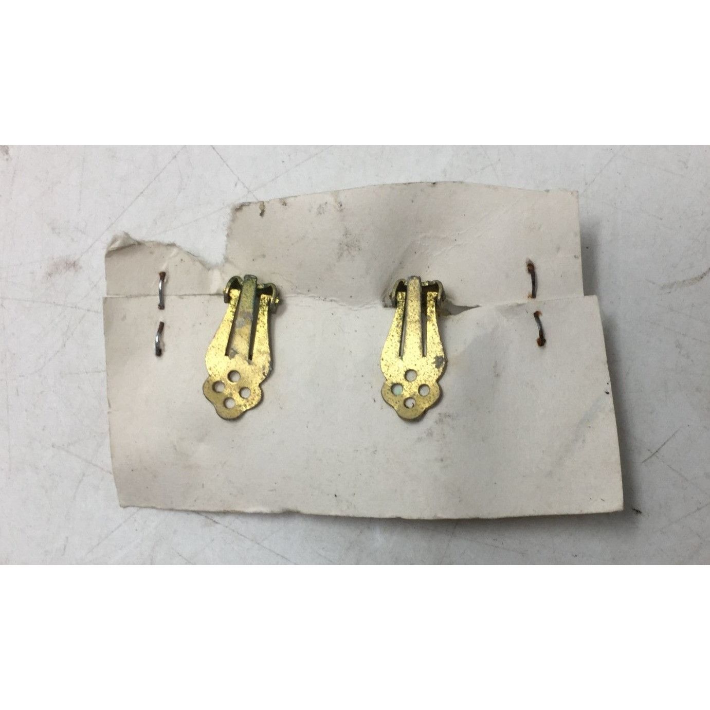 Other Vintage Pink Marquise Rhinestone Gold Tone Clip On Earrings Size ONE SIZE - 4 Thumbnail