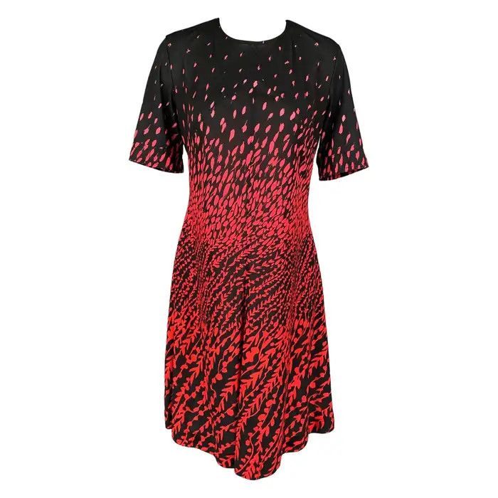 Givenchy o1y0925 Mini Dress in Black/Red Size S / US 4 / IT 40 - 1 Thumbnail