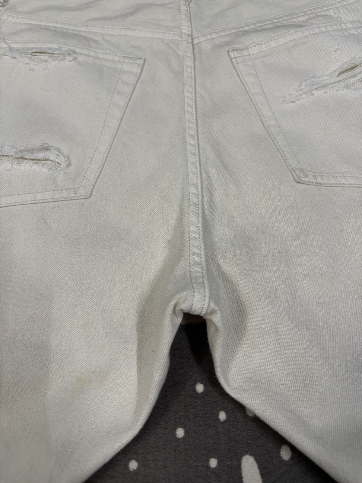 Japanese Brand Another Edition Slim Tapered Fit Heavy Distressed Jeans Size US 29 - 9 Thumbnail