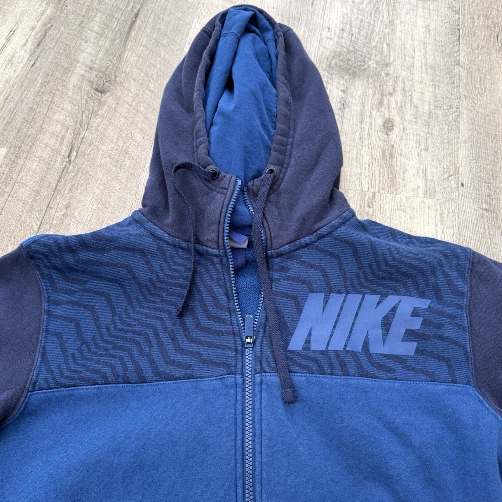 Nike Nike Hoodie Sweatshirt Mens Small Blue Full Zip Logo Athletic Sports Size US S / EU 44-46 / 1 - 8 Thumbnail
