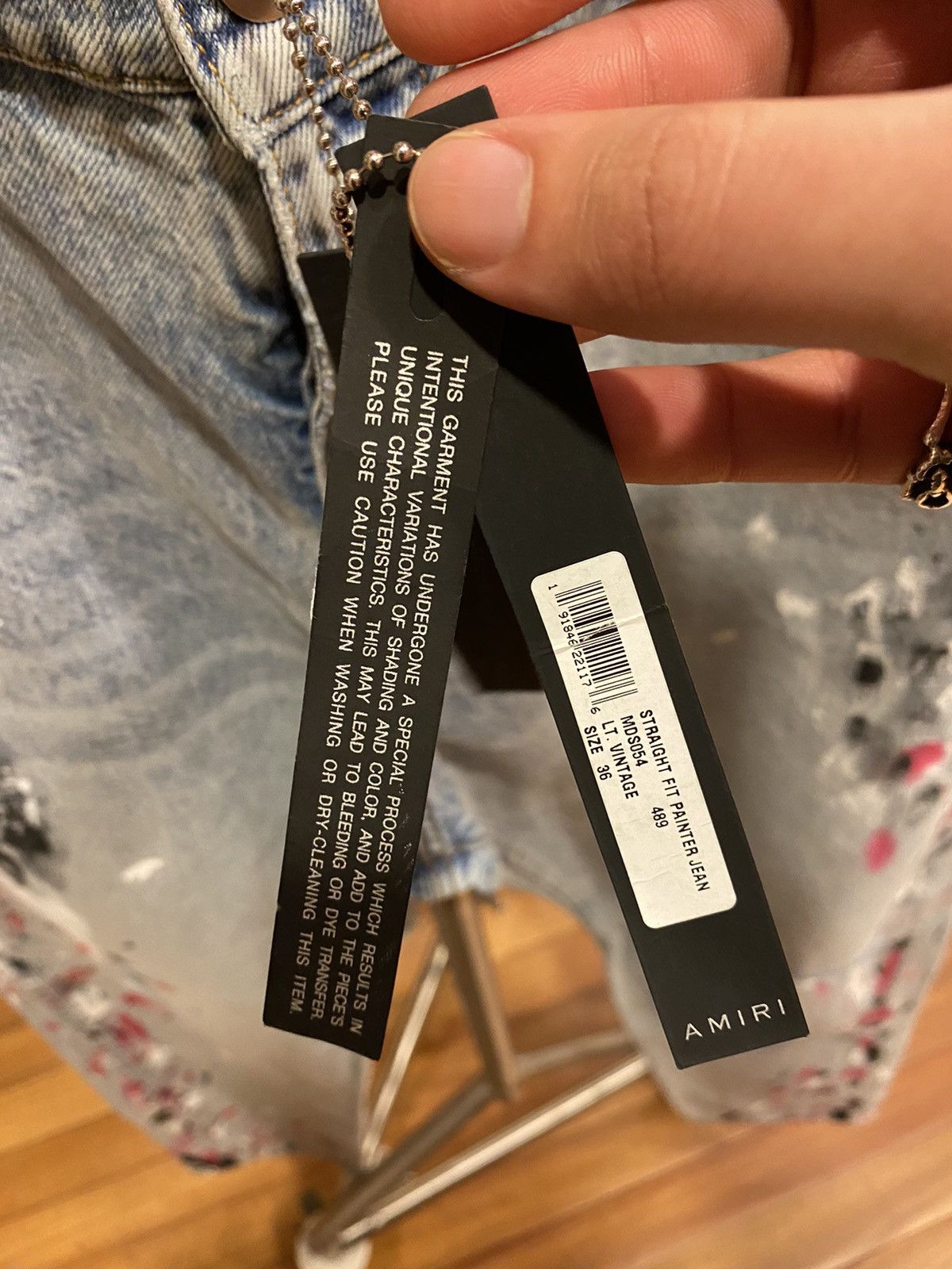 Amiri Amiri Straight Fit Splatter Jean 36 Size US 36 / EU 52 - 7 Thumbnail