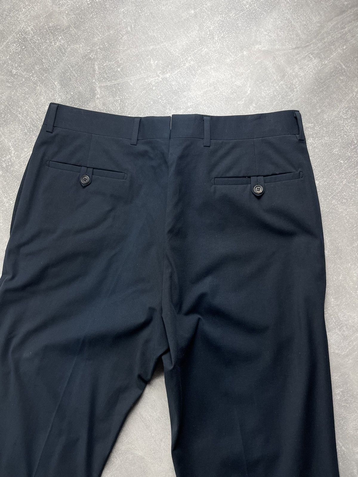 Fendi Fendi Classic Tailored Trousers Navy Blue Size 52 Size US 36 / EU 52 - 6 Thumbnail