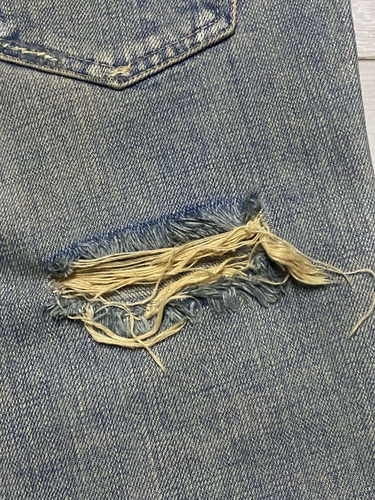 MOUSSY Vintage 2002 Moussy Mud Wash Distressed Bootcut Flare Jeans Size US 32 / EU 48 - 12 Thumbnail