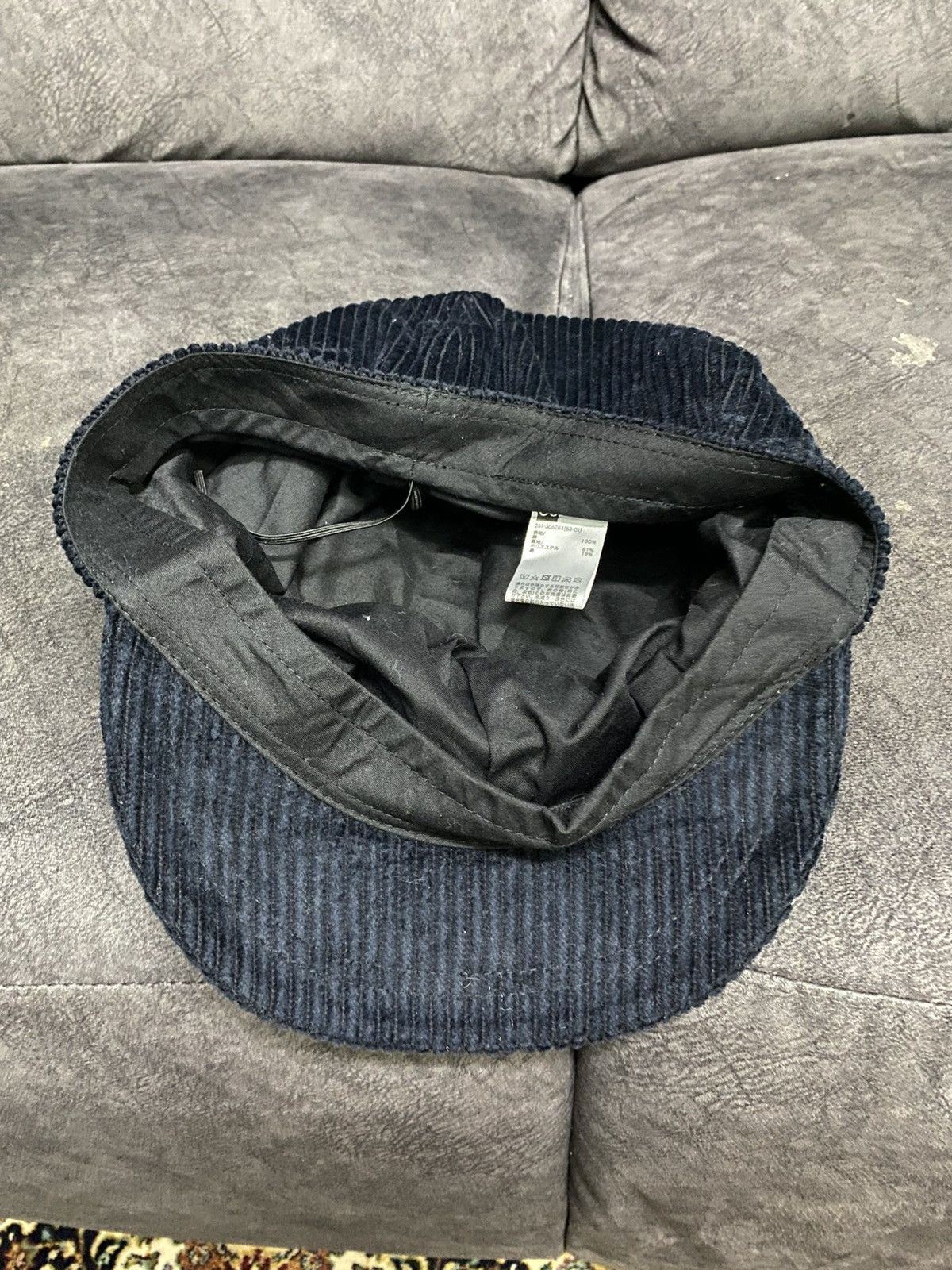 GU × Japanese Brand GU RAILROAD CORDUROY CAP Size ONE SIZE - 5 Thumbnail
