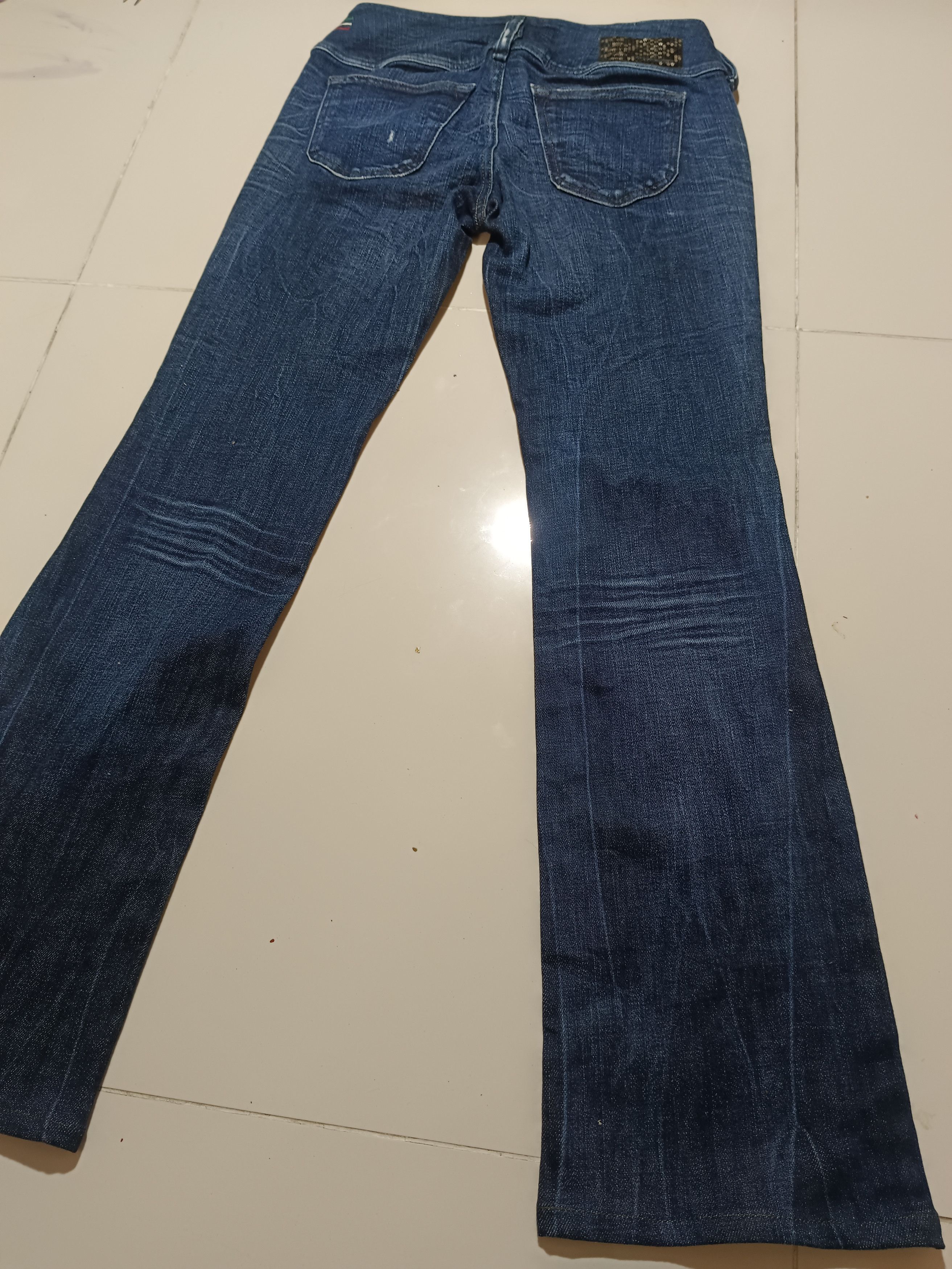 If Six Was Nine × Le Grande Bleu (L.G.B.) Vintage Flare Diesel Denim Jeans Size US 28 / EU 44 - 10 Thumbnail