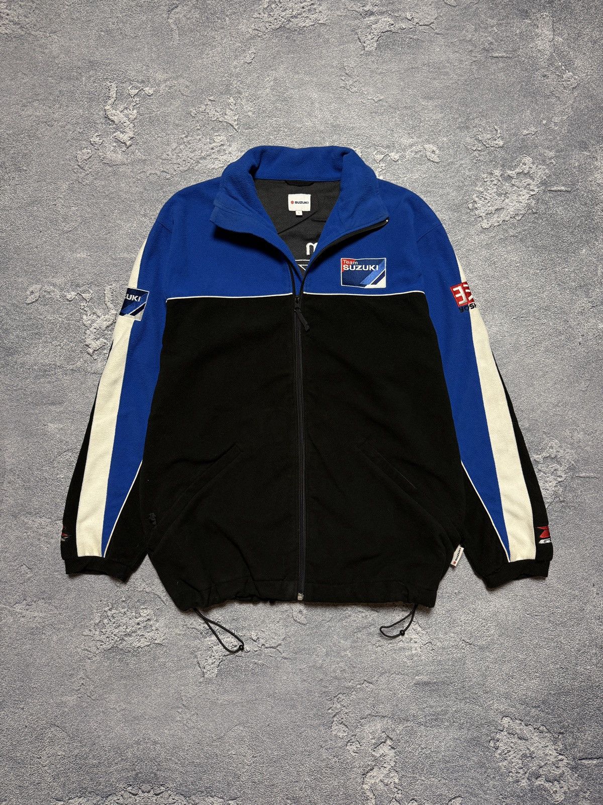 Vintage Suzuki Fleece Track Jacket Vintage