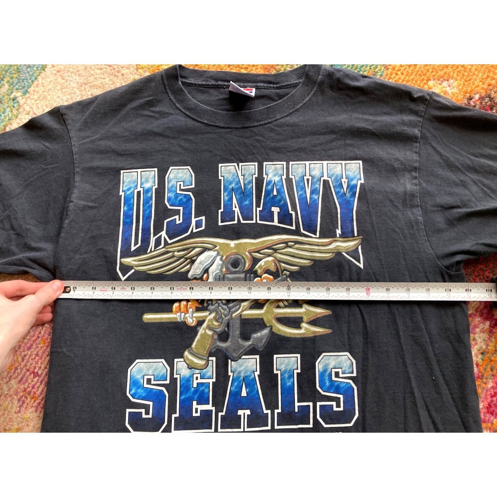 Propper VINTAGE Navy Seals T Shirt PROPPER Mens Size L Black USA Made Eagle Propper Shirt Size US L / EU 52-54 / 3 - 5 Thumbnail