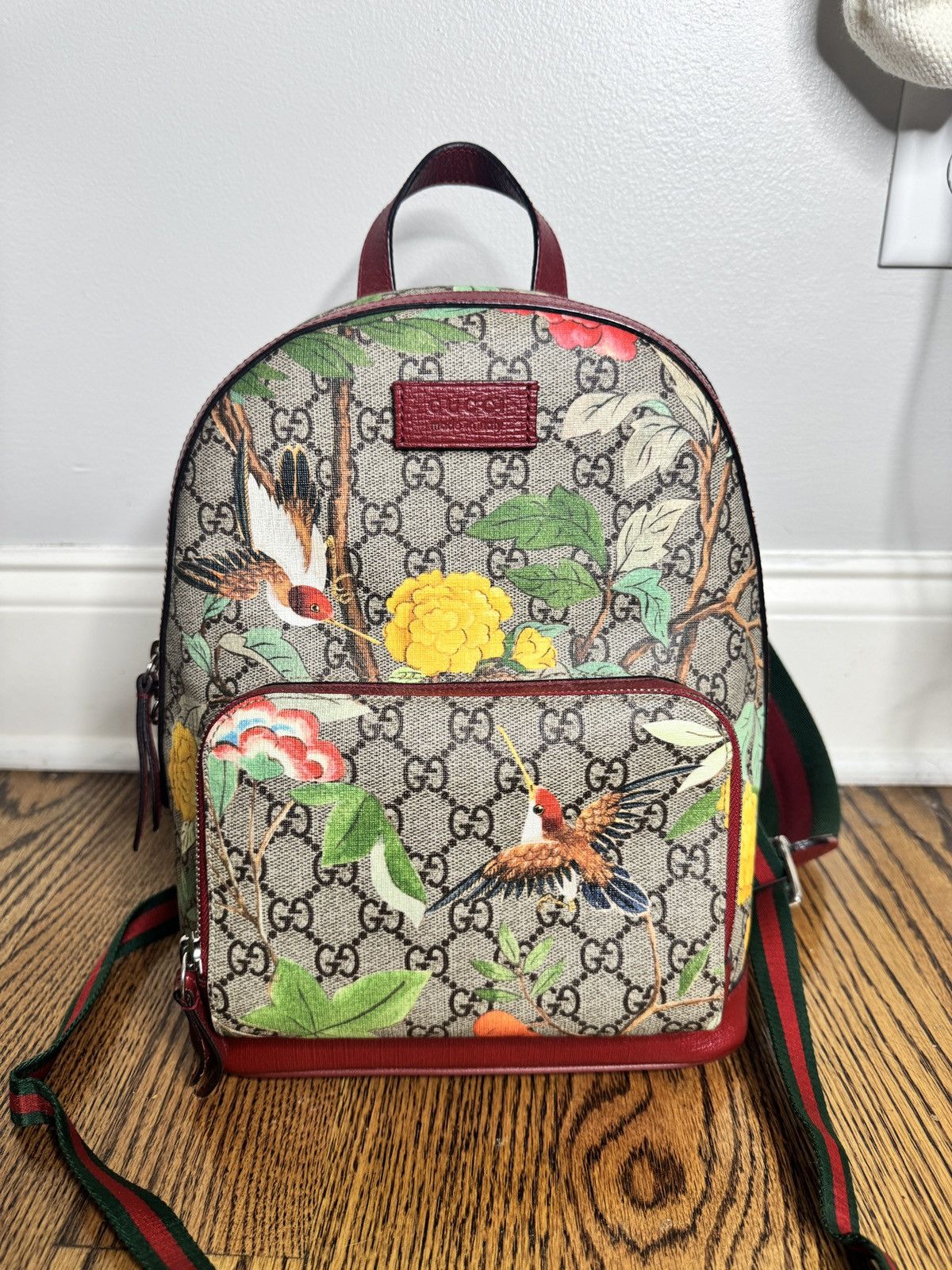 Gucci Gucci Red supreme canvas Size ONE SIZE - 1 Thumbnail