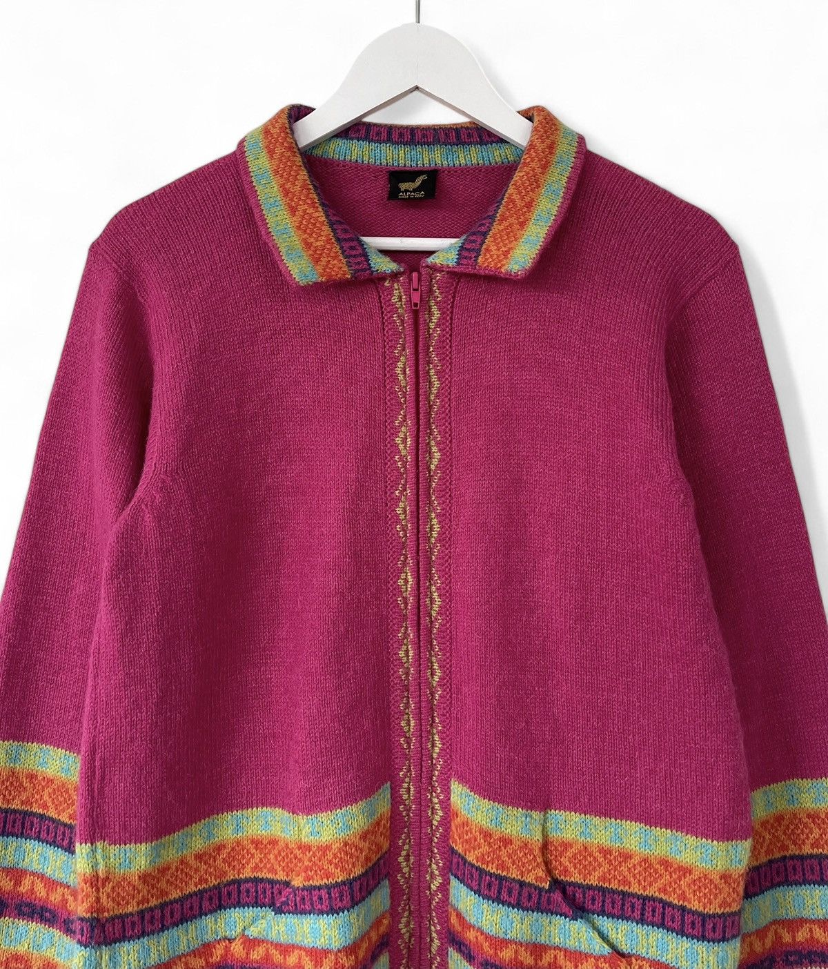 Other Alpaca Made in Peru Cardiagn Sweater Jumper Women's Size S-M Size M / US 6-8 / IT 42-44 - 3 Thumbnail