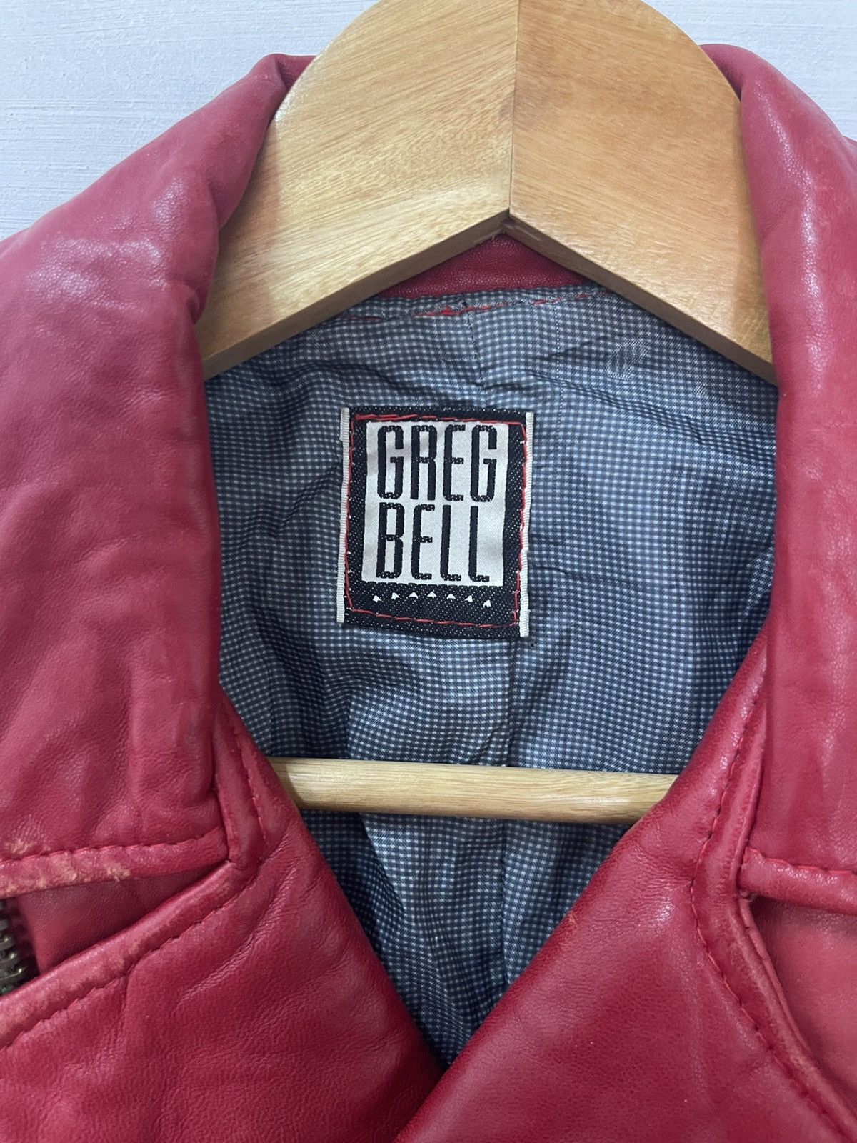Genuine Leather VINTAGE DOUBLE COLLAR LEATHER JACKET GREG Size M / US 6-8 / IT 42-44 - 4 Thumbnail