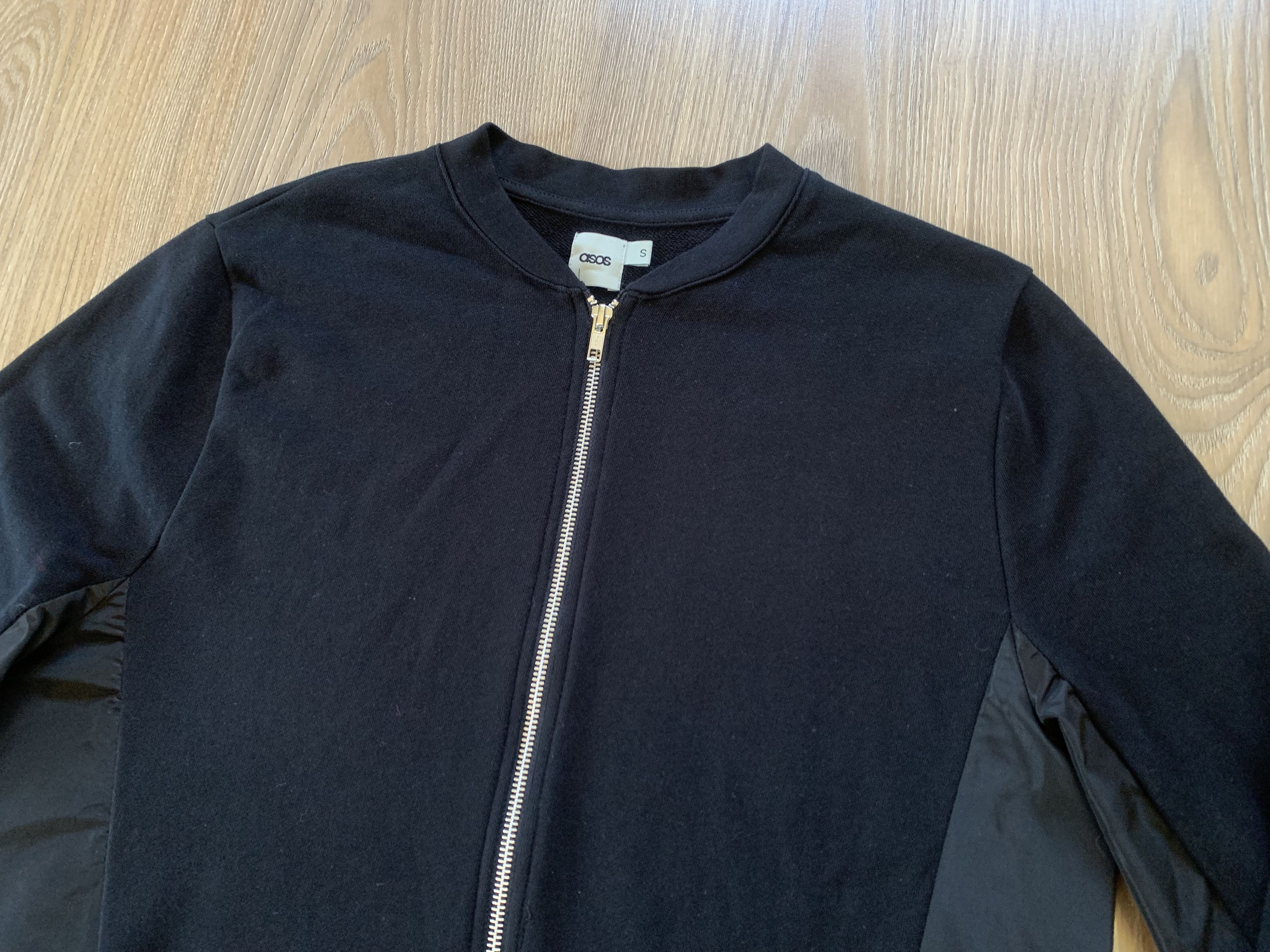 Asos ASOS Black Zip Olympic Jacket Size US S / EU 44-46 / 1 - 4 Thumbnail