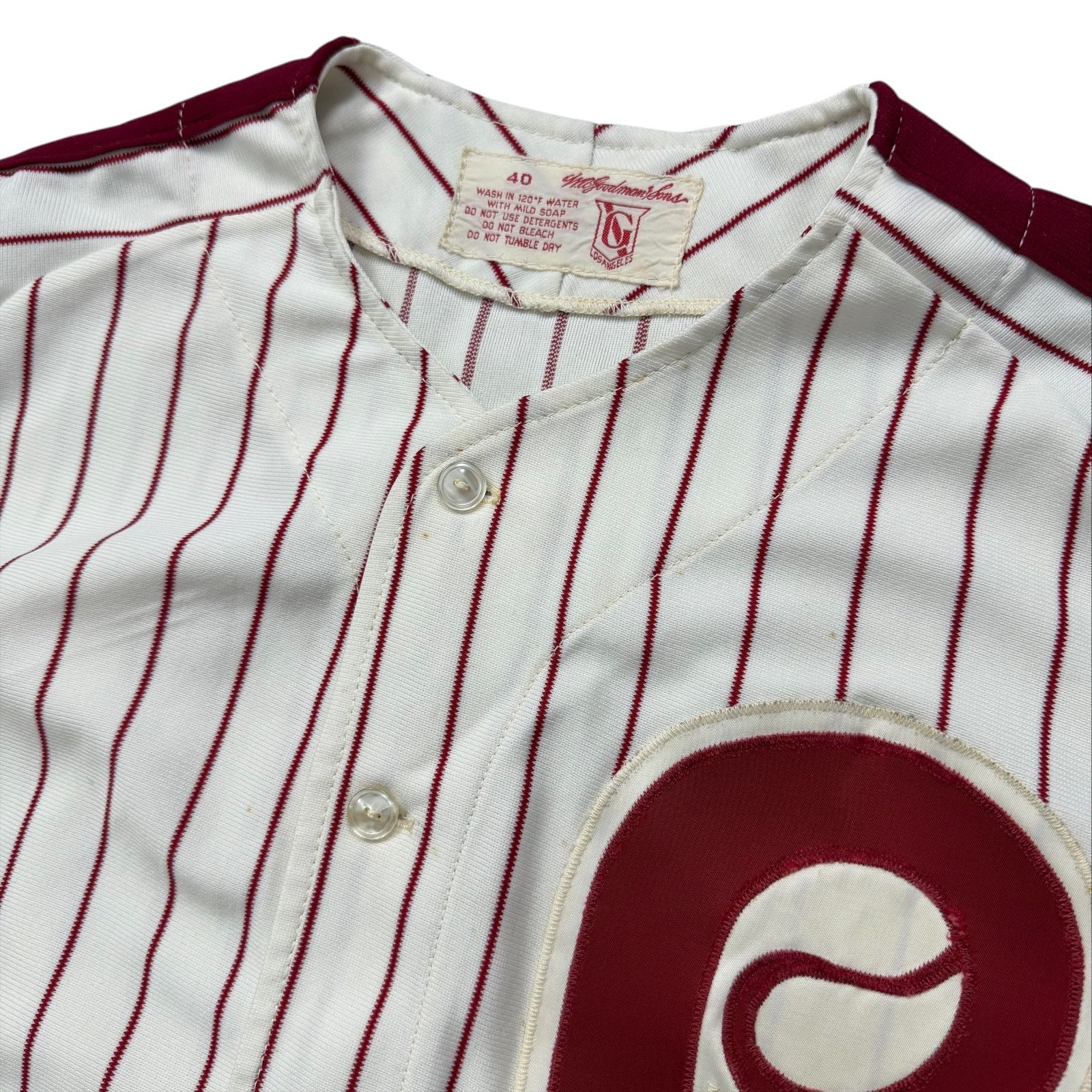 MLB 80s PHILADELPHIA PHILLIES GOODMAN & SONS AUTHENTIC JERSEY Size US M / EU 48-50 / 2 - 5 Thumbnail