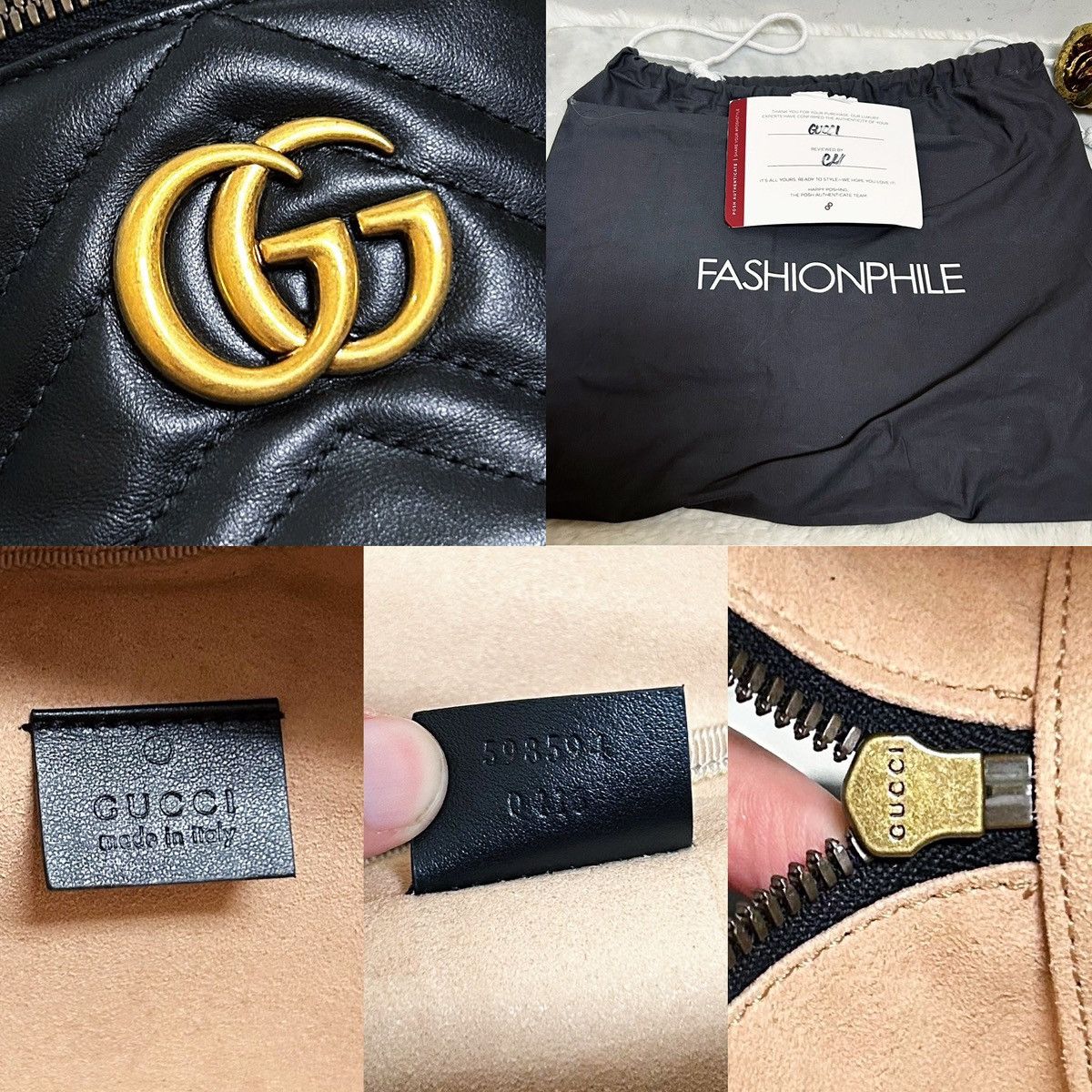 Gucci Authentic Gucci Matelasse Chevron GG Marmont Top Handle Bag Size ONE SIZE - 12 Thumbnail