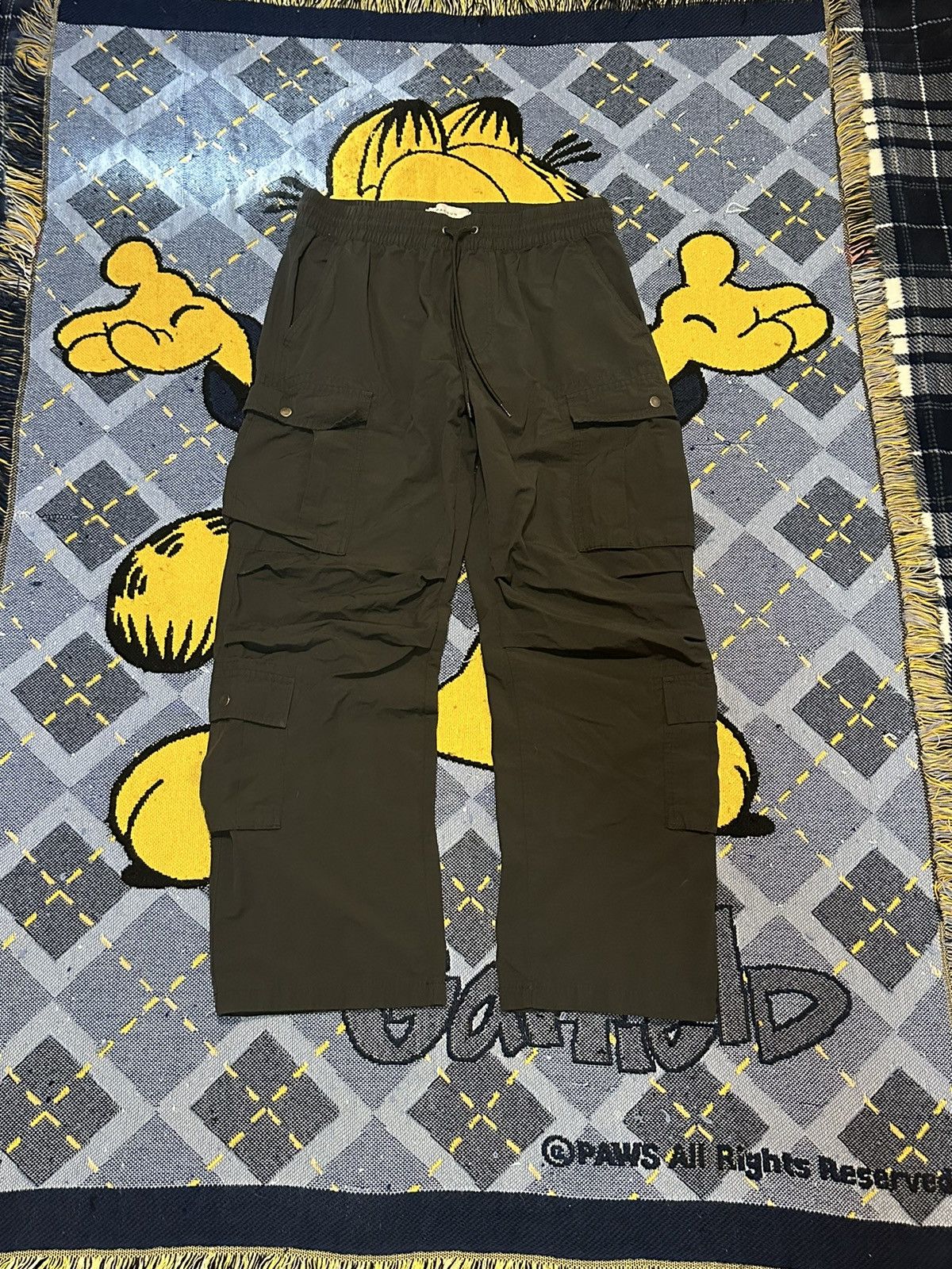 Pacsun Vintage Dark Grey Pacsun Cargo Pants Size US 33 - 1 Thumbnail