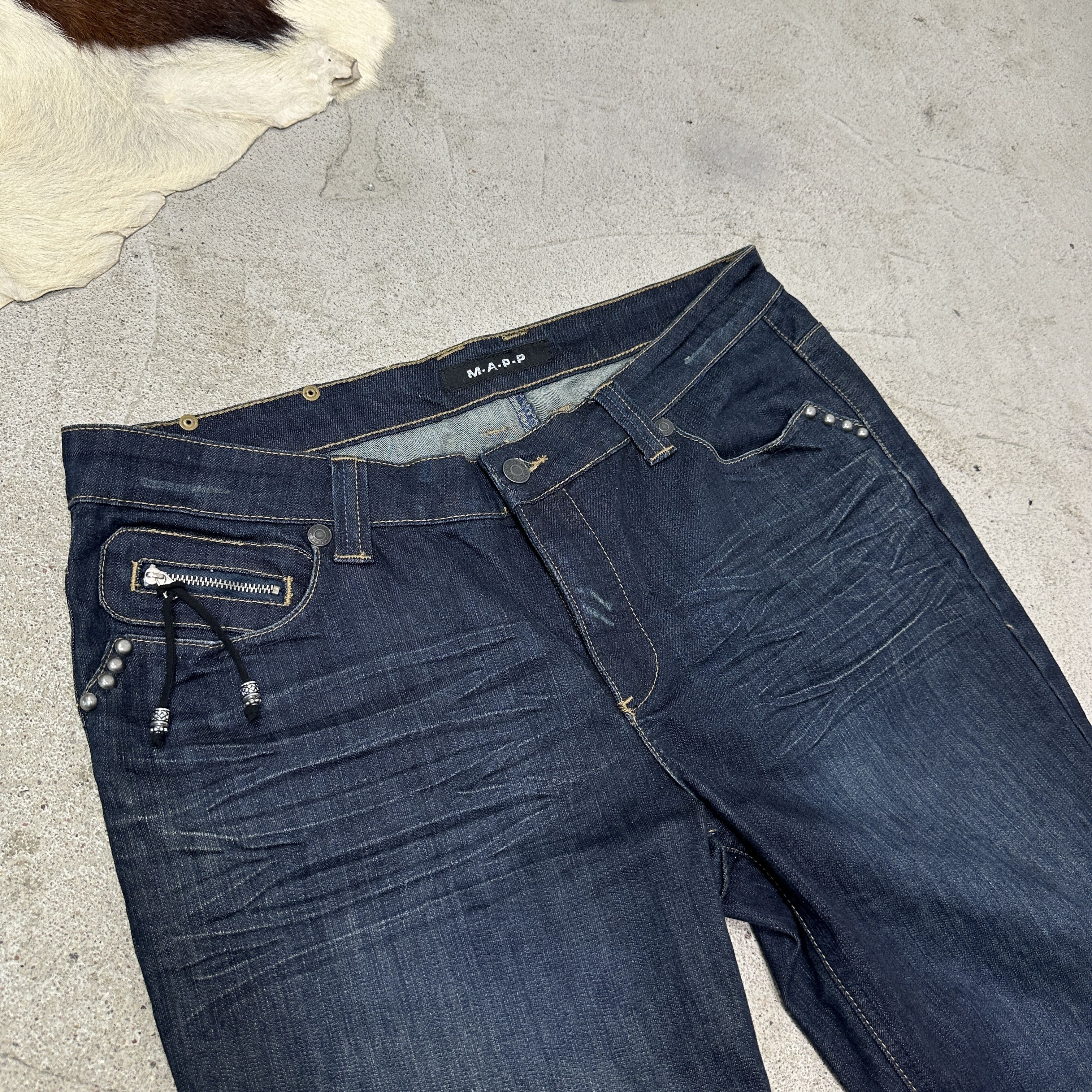 Vintage Vintage Denim Preppy Old Money 3/4 Bondage Jeans Pants Size 27" / US 4 / IT 40 - 3 Thumbnail