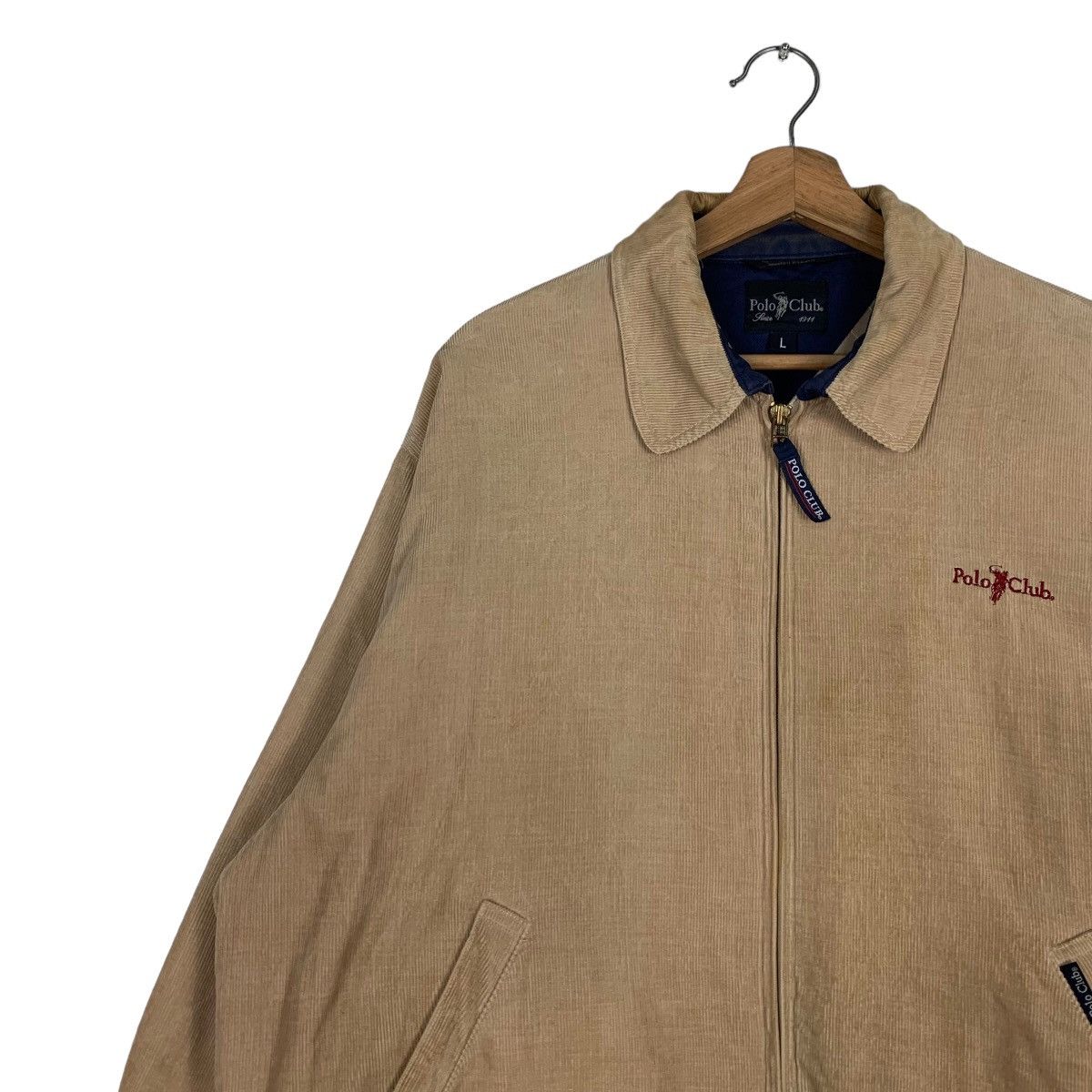 Japanese Brand POLO CLUB Collared Casual Corduroy Jacket #0564-C26 Size US L / EU 52-54 / 3 - 6 Thumbnail
