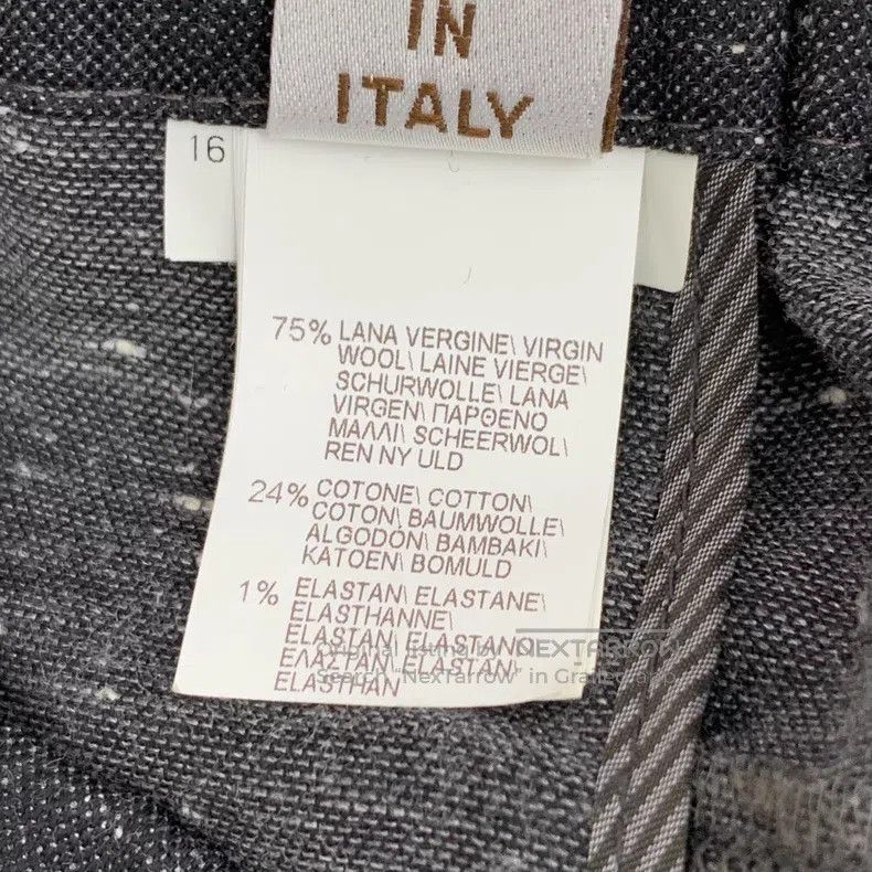 Brunello Cucinelli Brunello Cucinelli Black and gray sequined zipper design w Size 25" / US 0 / IT 36 - 8 Thumbnail