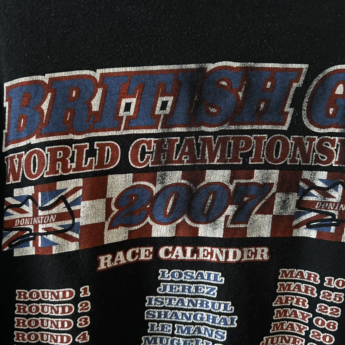 NASCAR Vintage British GP World Championship 2007 Racing tee size M Size US M / EU 48-50 / 2 - 11 Thumbnail