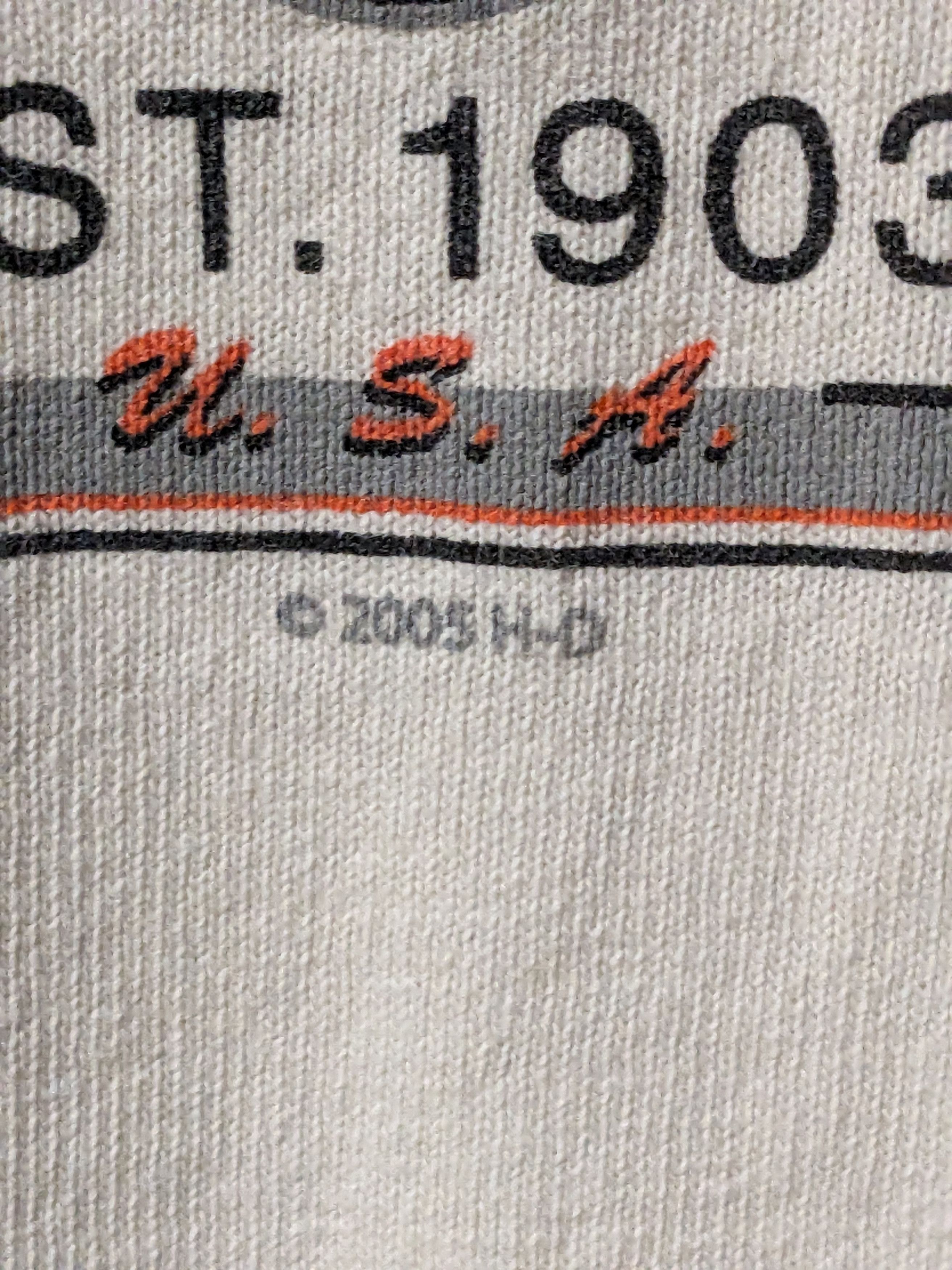 Harley Davidson × Vintage Vintage 2005 Harley Davidson Living Long-Sleeve T-Shirt Size US XL / EU 56 / 4 - 3 Thumbnail