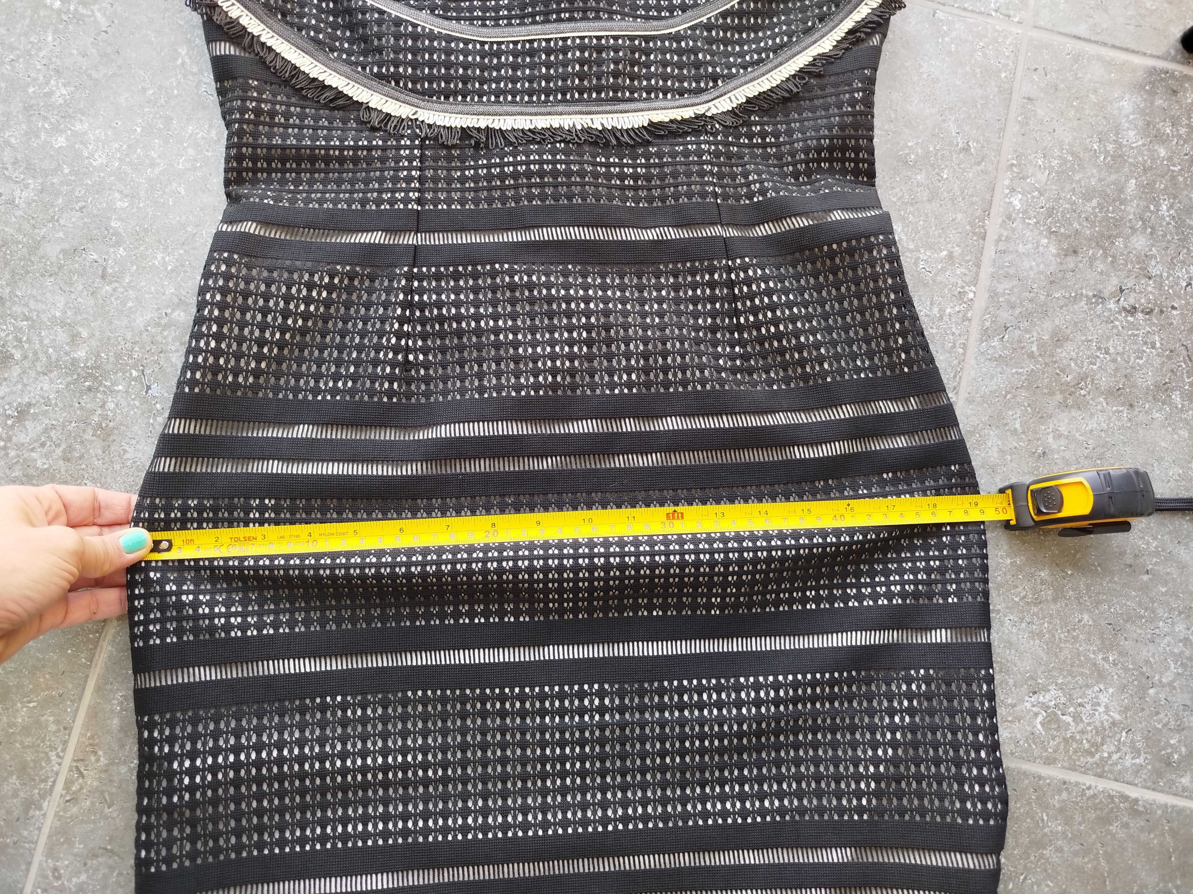 Jean Paul Gaultier Save The Queen Dress Pencil Textured Mesh Zip Size L Size L / US 10 / IT 46 - 14 Thumbnail