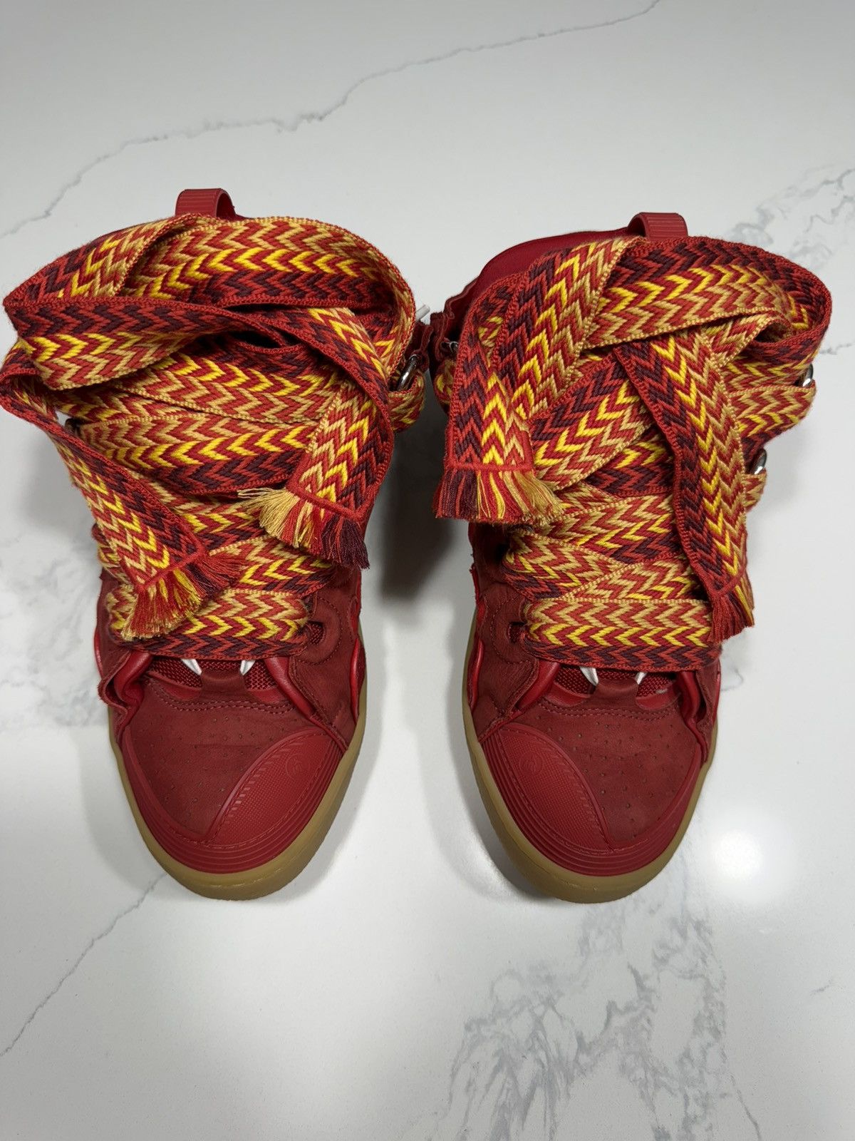 Lanvin LANVIN CURB’ ‘POPPY RED GUM’ Size US 10.5 / EU 43-44 - 1 Thumbnail
