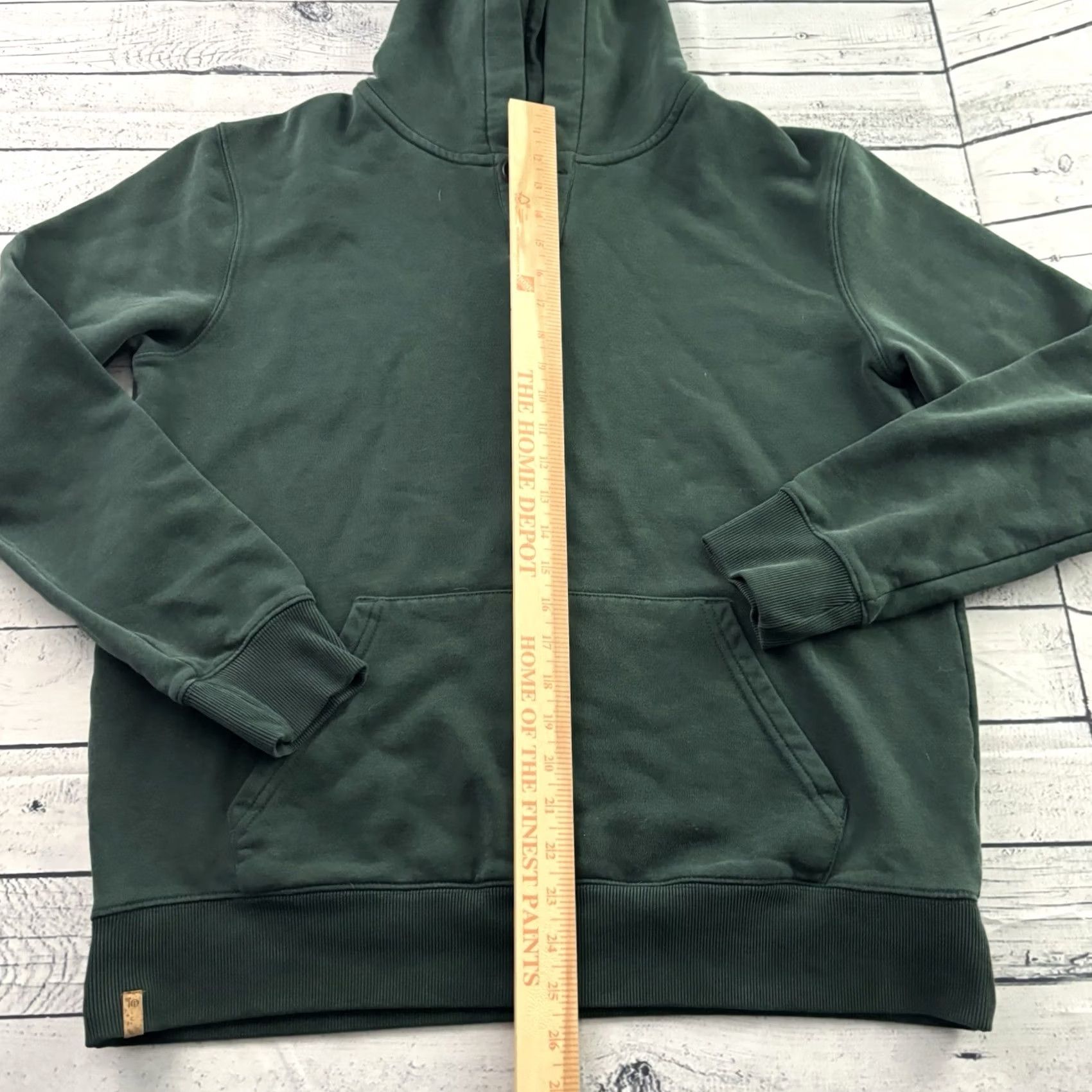 tentree TenTree Pullover Hoodie Men L Green Sweatshirt Hooded Long Sleeve Cotton Winter Fall Spring Vintage: No Size US L / EU 52-54 / 3 - 3 Thumbnail