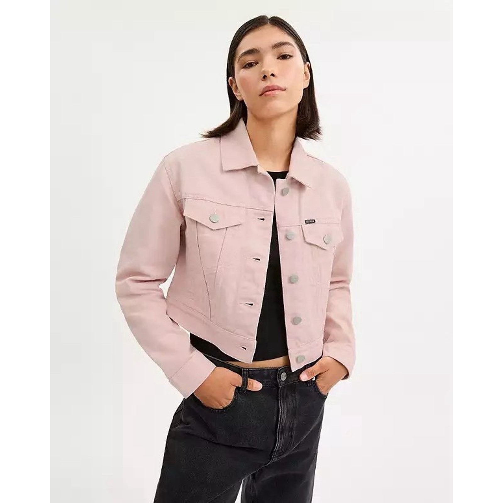 Coach NWT COACH Colorful Signature Denim Jacket Woman's CBB95 Pink Size M / US 6-8 / IT 42-44 - 10 Thumbnail
