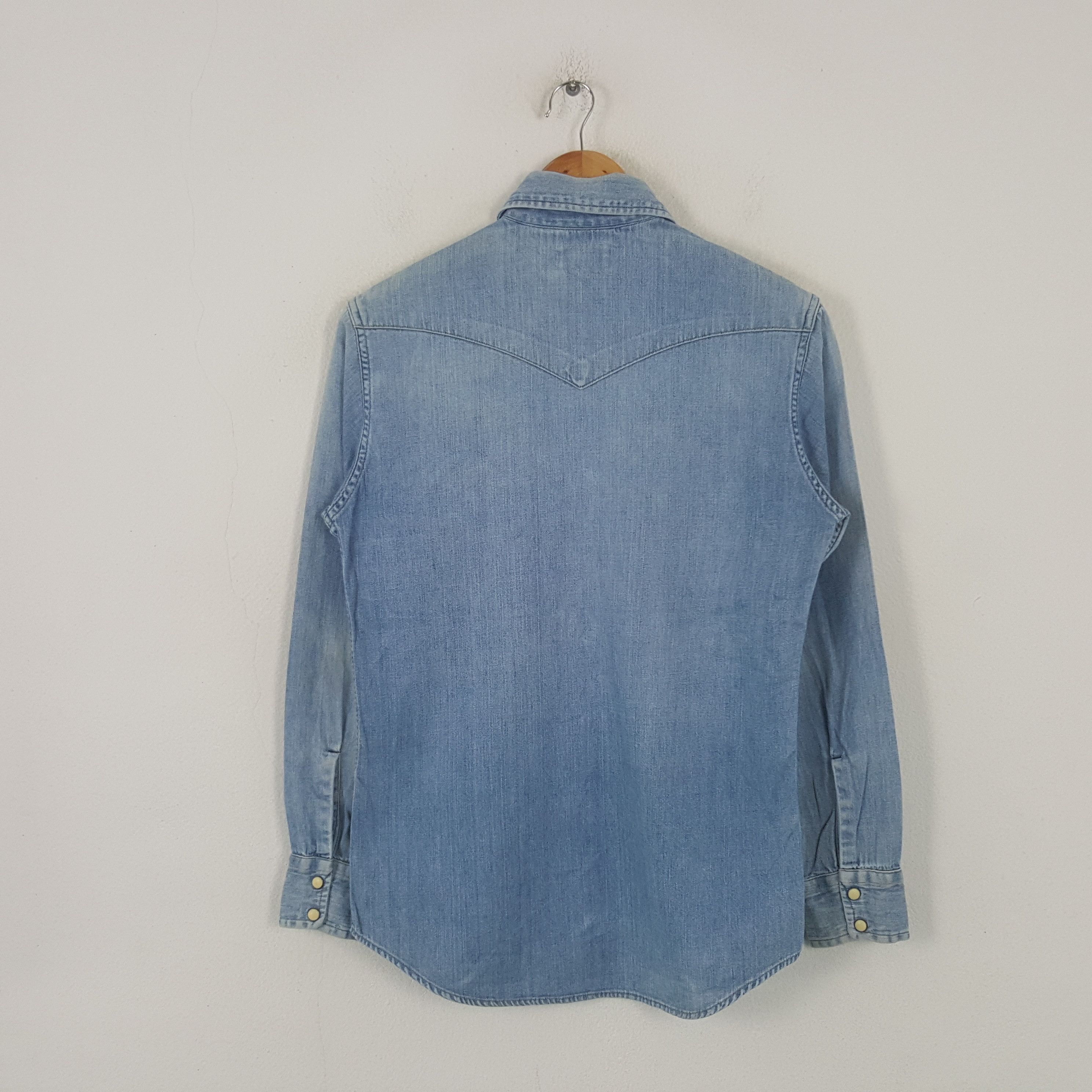 Blue Blue Japan Vintage Blue Blue Japan Denim Shirt Button Up RR7 Size US S / EU 44-46 / 1 - 3 Thumbnail