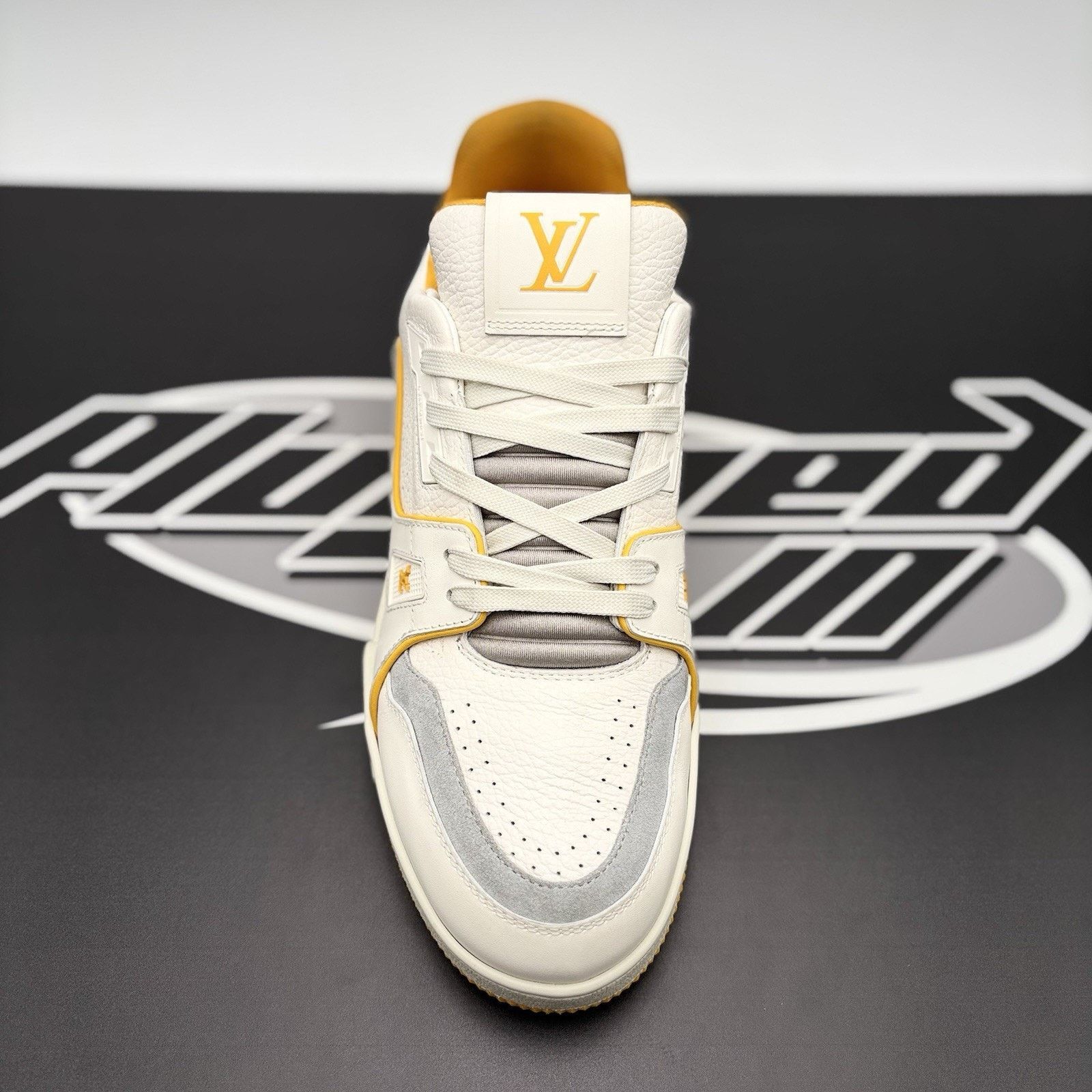 Louis Vuitton Louis Vuitton Trainer ' White Yellow ' | GOOD CONDITION! Size US 7.5 / EU 40-41 - 5 Thumbnail