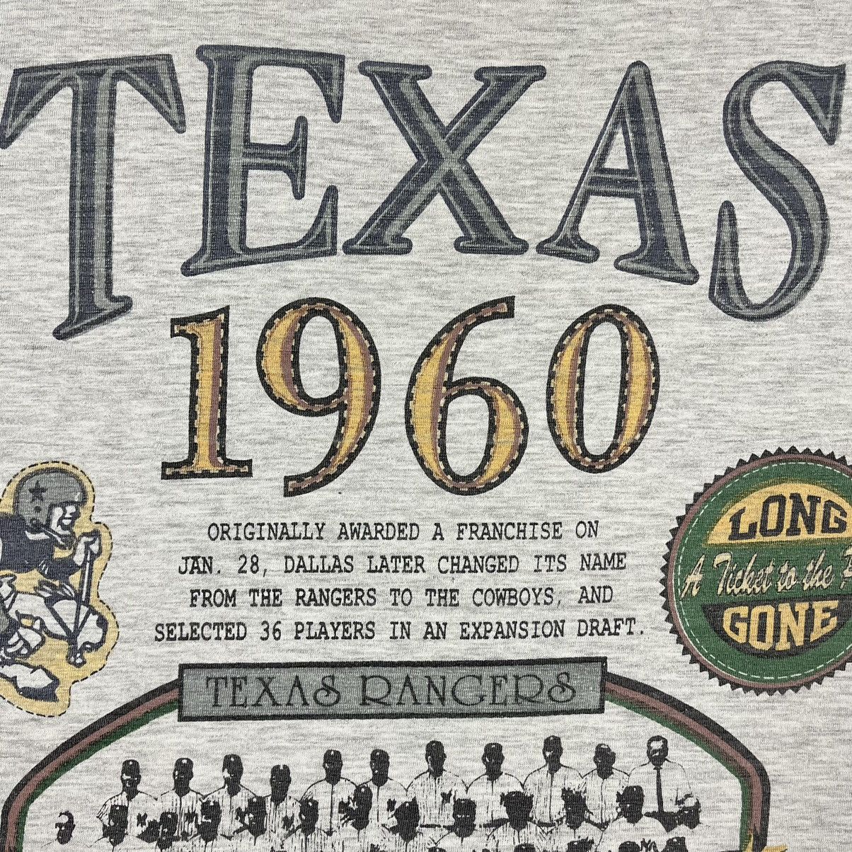 MLB Vintage Texas Rangers double sided print MLB tee 90’s Size US XL / EU 56 / 4 - 14 Thumbnail