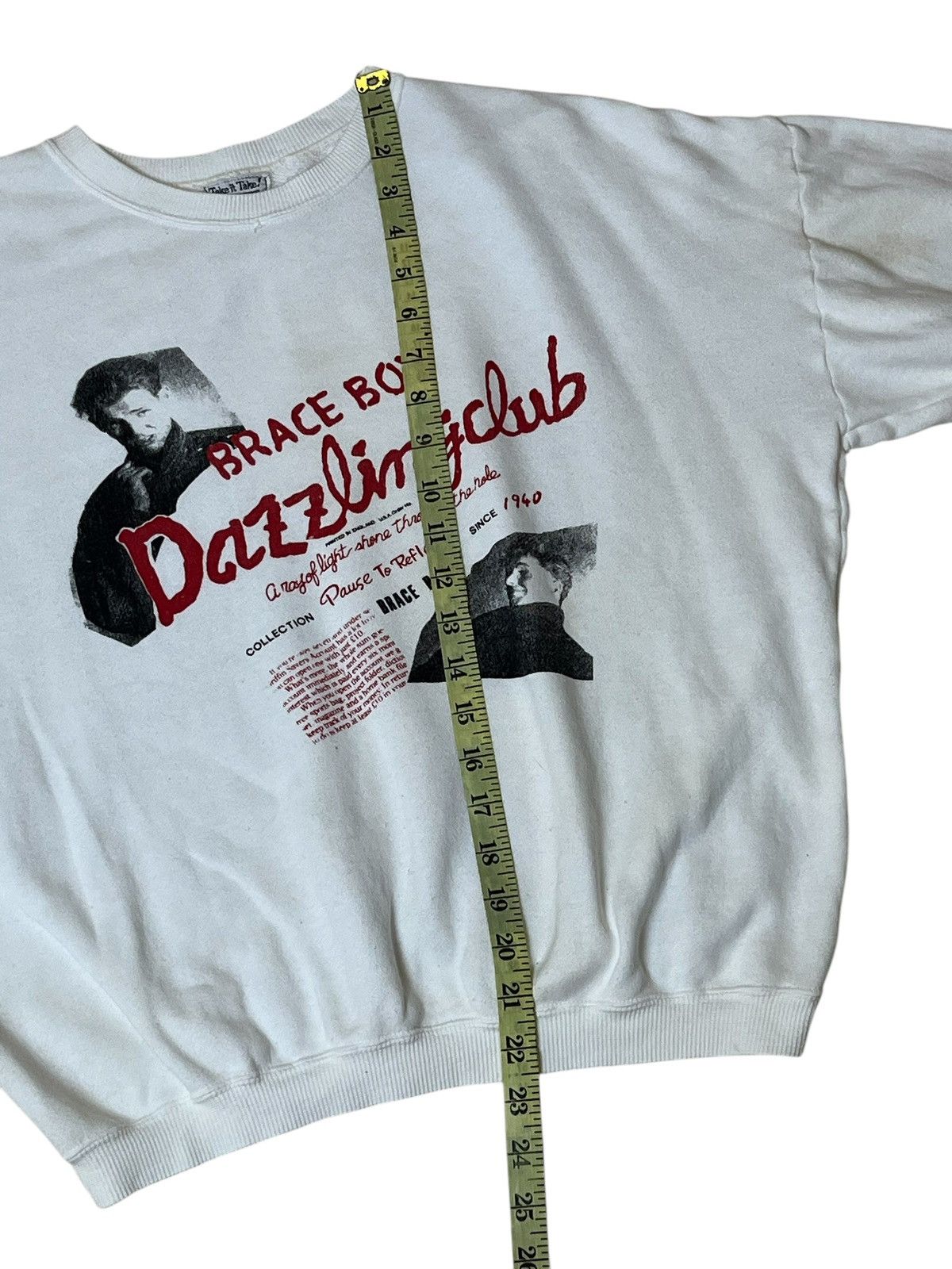 Band Tees RARE🔥VINTAGE BRACE BOYS DAZZLING CLUB CREWNECK SWEATSHIRTS Size US M / EU 48-50 / 2 - 9 Thumbnail