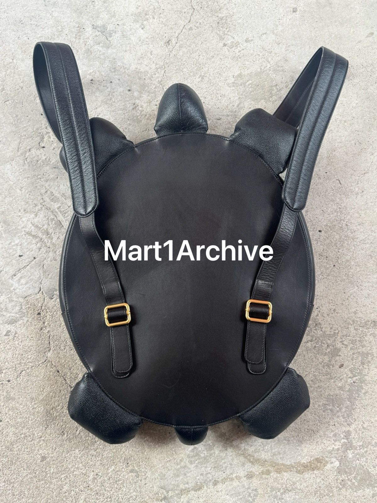 Thom Browne Thom Browne 15FW Turtle Leather Backpack Size ONE SIZE - 2 Thumbnail
