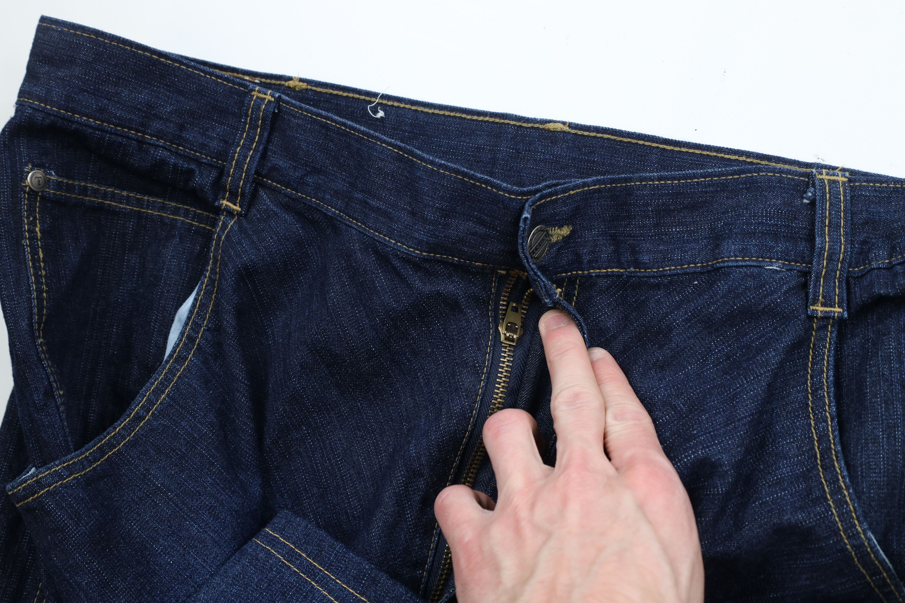 Vintage Vintage 90s Streetwear Baggy Fit Wide Leg Cargo Denim Jeans Size US 40 / EU 56 - 7 Thumbnail